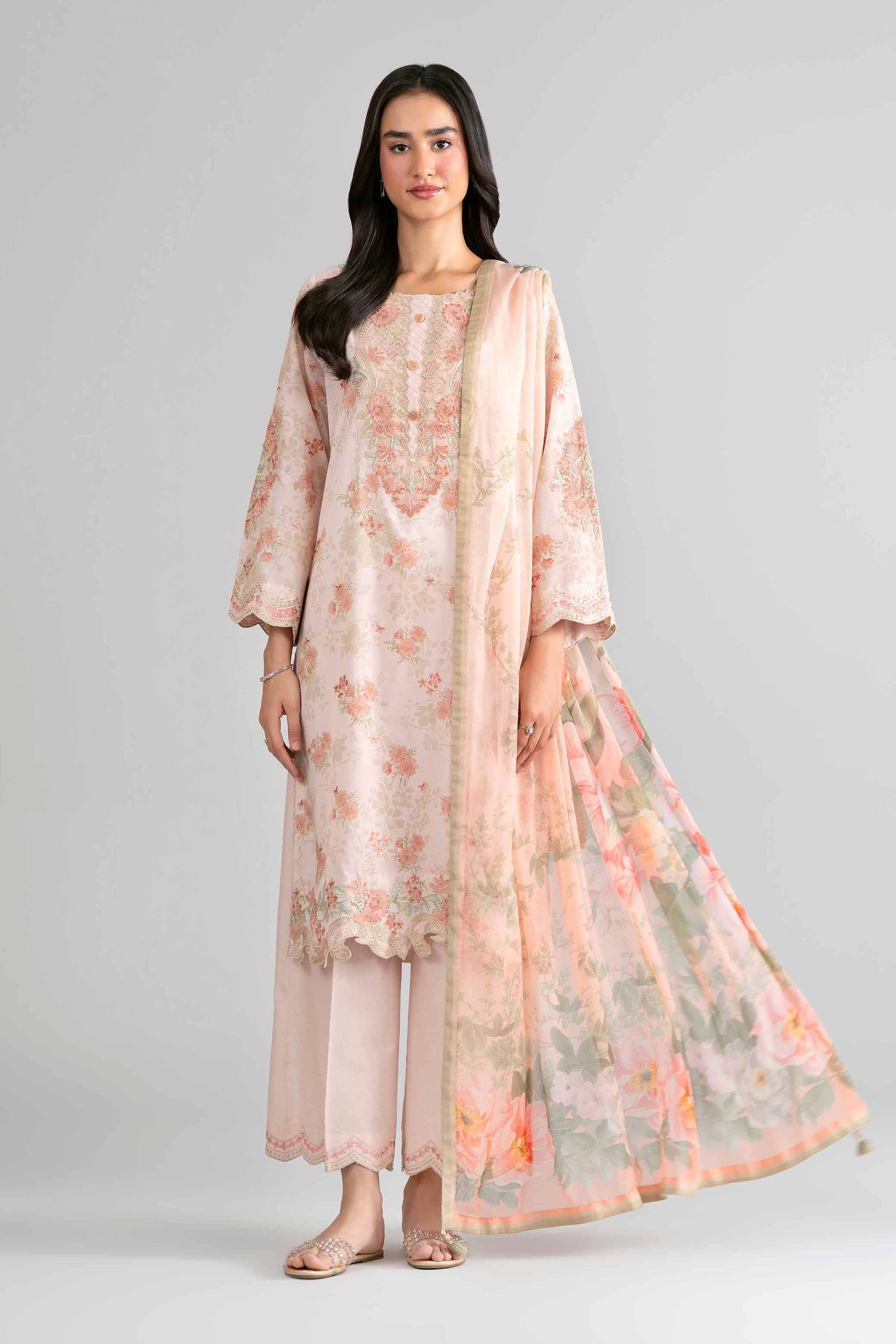 Original Nishat 3 Piece - Digital Printed Embroidered Suit - 42601741 | Buy Online in Pakistan
