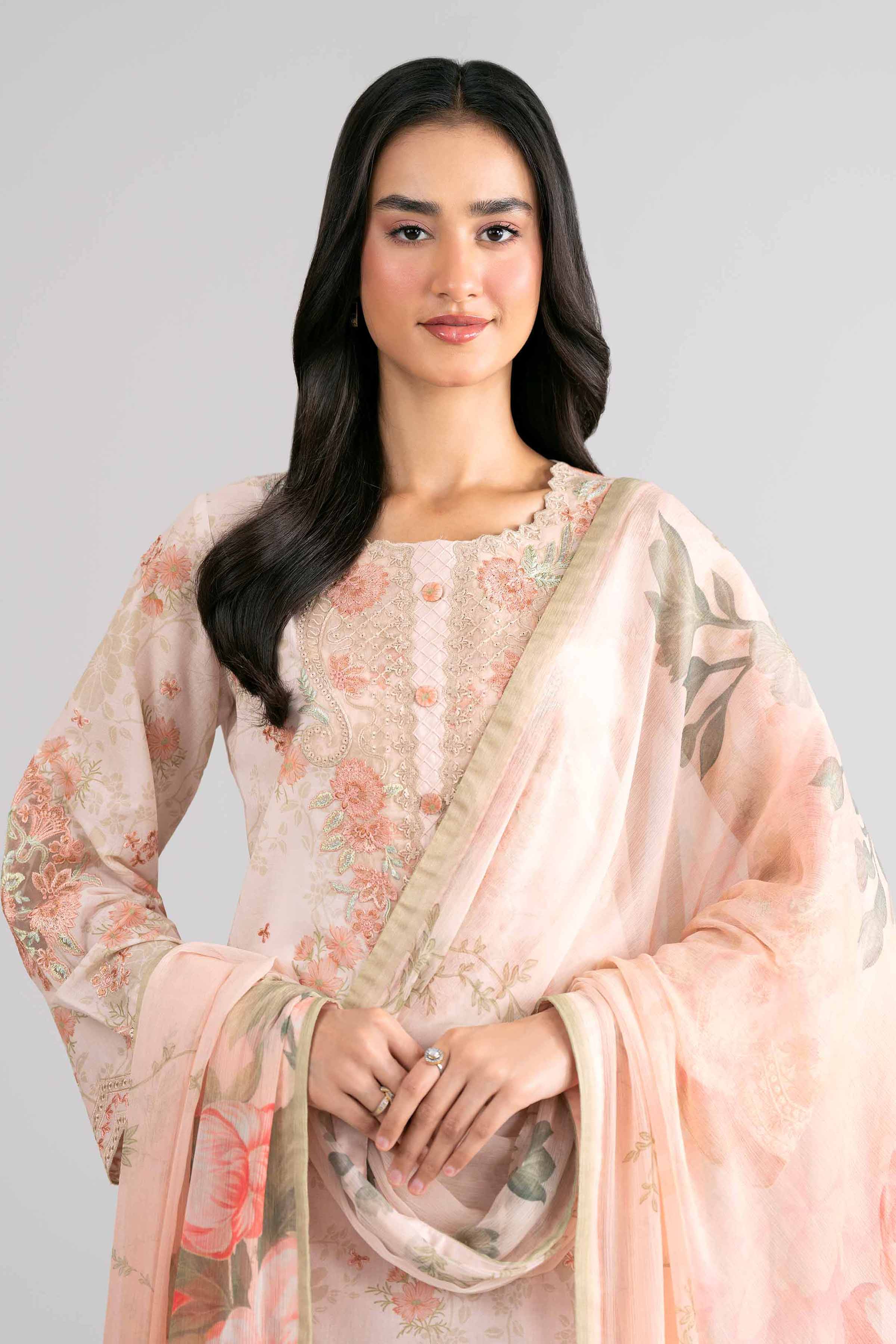 Original Nishat 3 Piece - Digital Printed Embroidered Suit - 42601741 | Buy Online in Pakistan