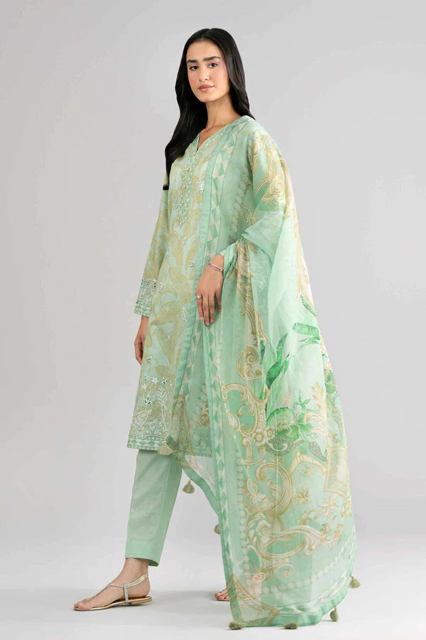 Original Nishat 3 Piece - Digital Printed Embroidered Suit - 42601742 | Buy Online Pakistan