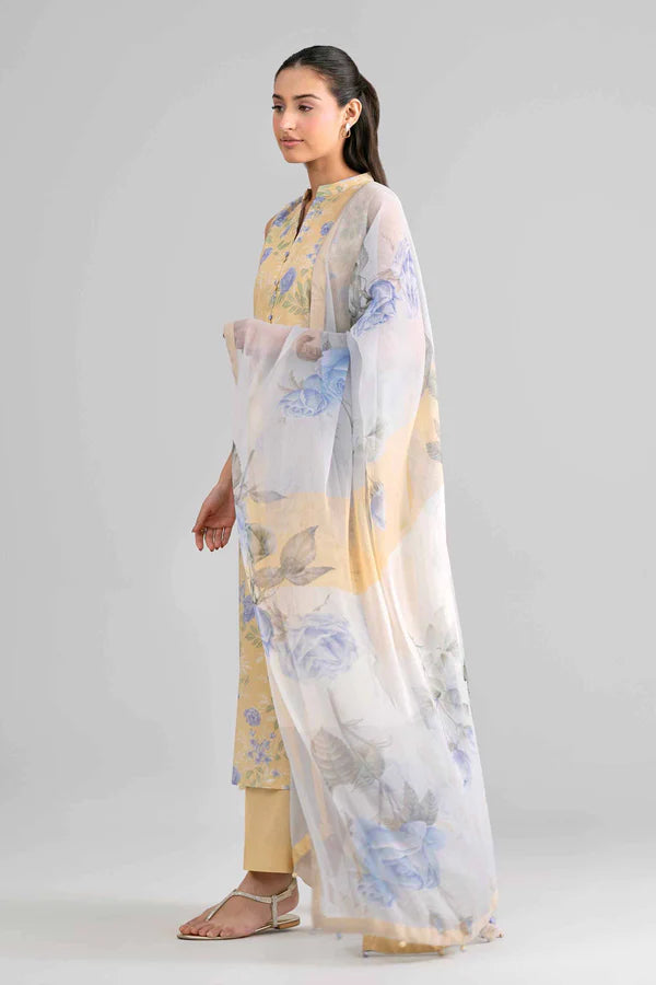 Original Nishat 3 Piece - Digital Printed Suit - 42601761