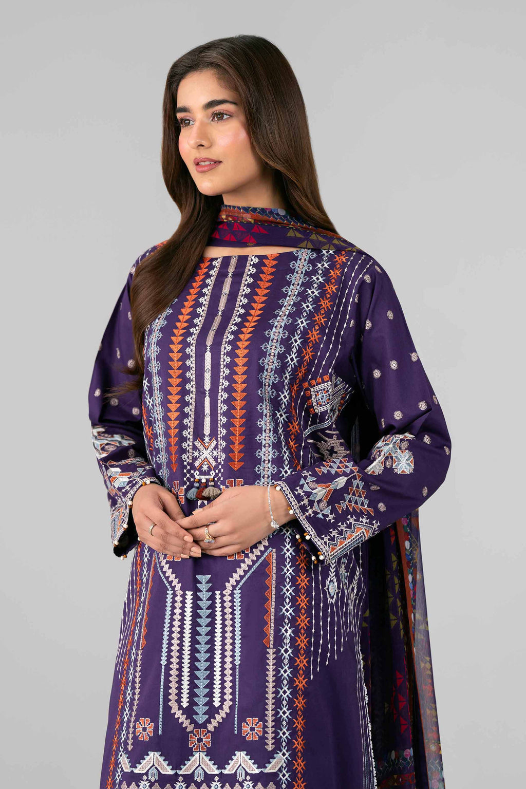 Original Nishat 3 Piece - Digital Printed Embroidered Suit - 42601772 | Buy Online in Pakistan