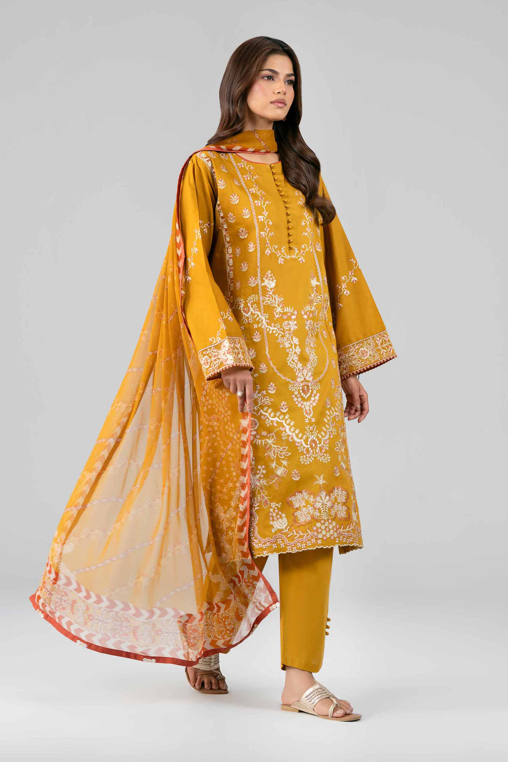 Original Nishat 3 Piece - Digital Printed Embroidered Suit - 42601774 | Buy Online in Pakistan