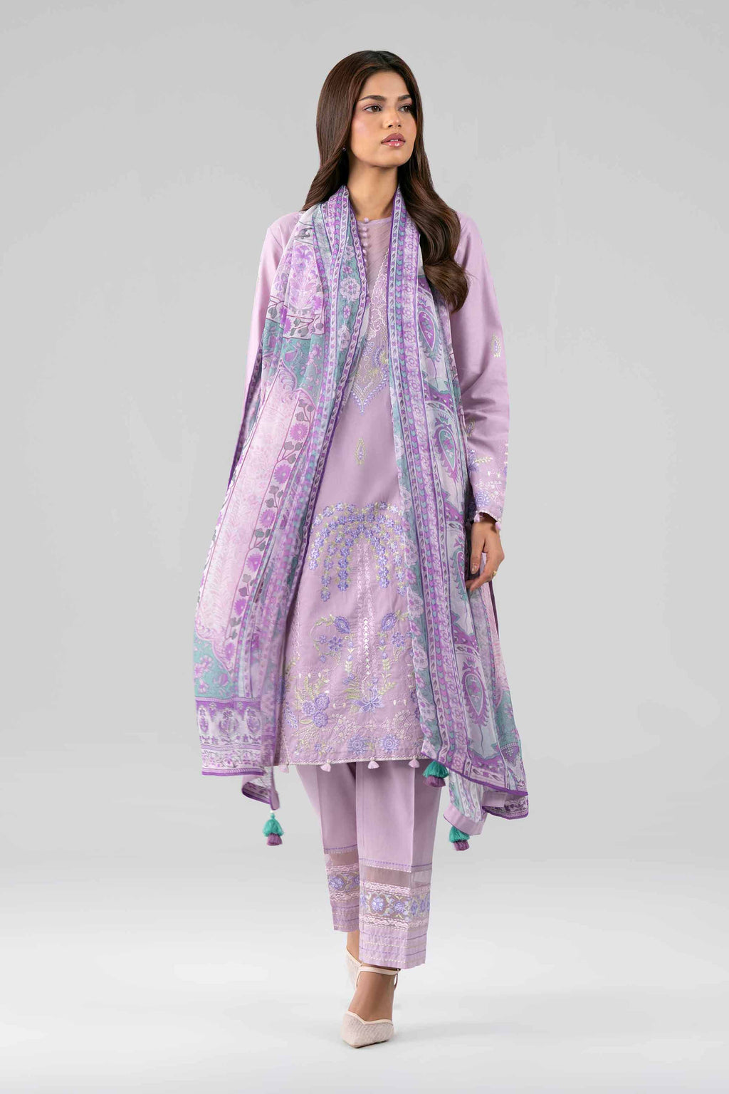 Original Nishat 3 Piece - Digital Printed Embroidered Suit - 42601775 | Buy Online in Pakistan
