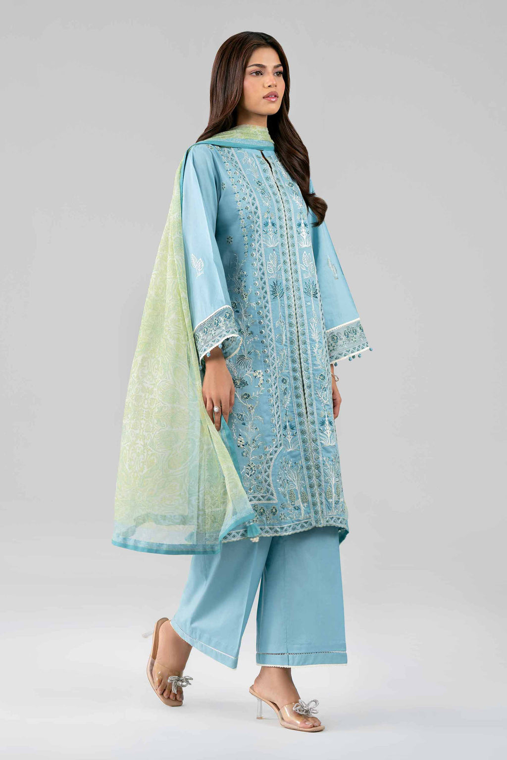 Original Nishat 3 Piece - Digital Printed Embroidered Suit - 42601776 | Buy Online in Pakistan
