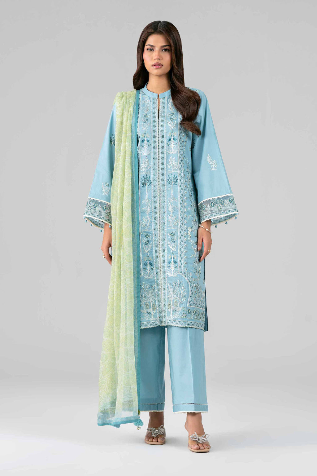 Original Nishat 3 Piece - Digital Printed Embroidered Suit - 42601776 | Buy Online in Pakistan