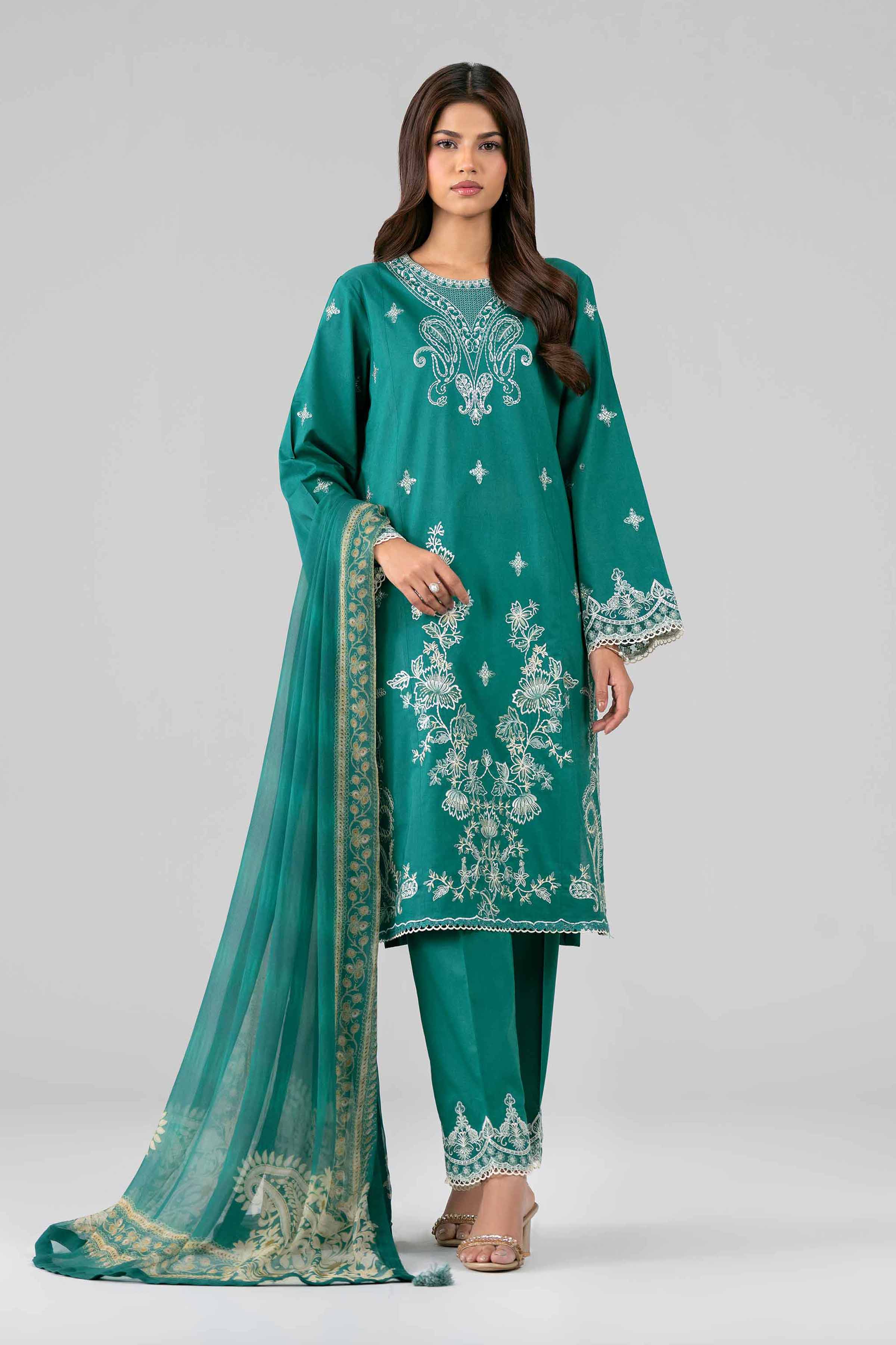 Original Nishat 3 Piece - Digital Printed Embroidered Suit - 42601778 | Buy Online Pakistan