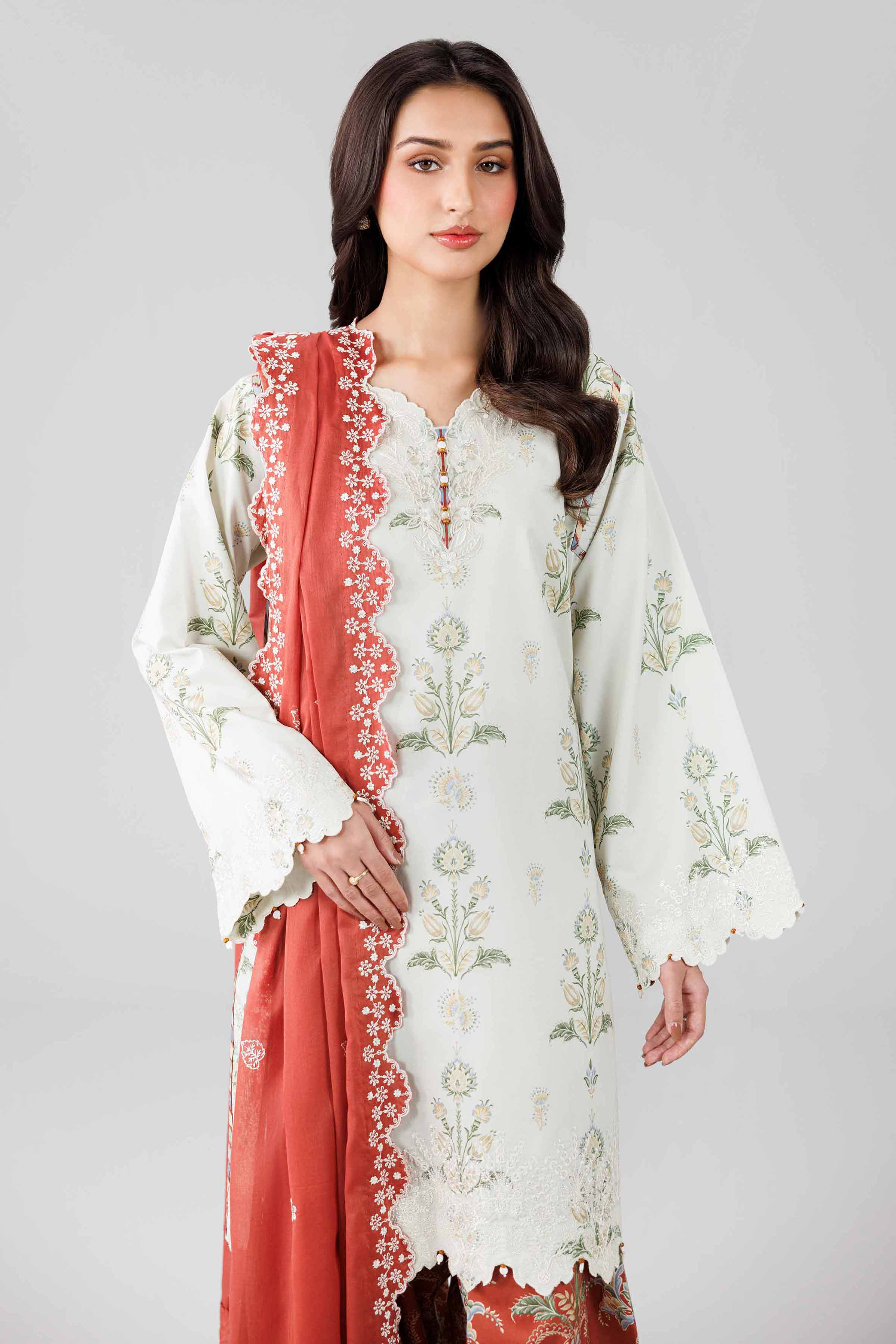 Original Nishat 3 Piece - Printed Embroidered Suit - 42601804 | Buy Online in Pakistan