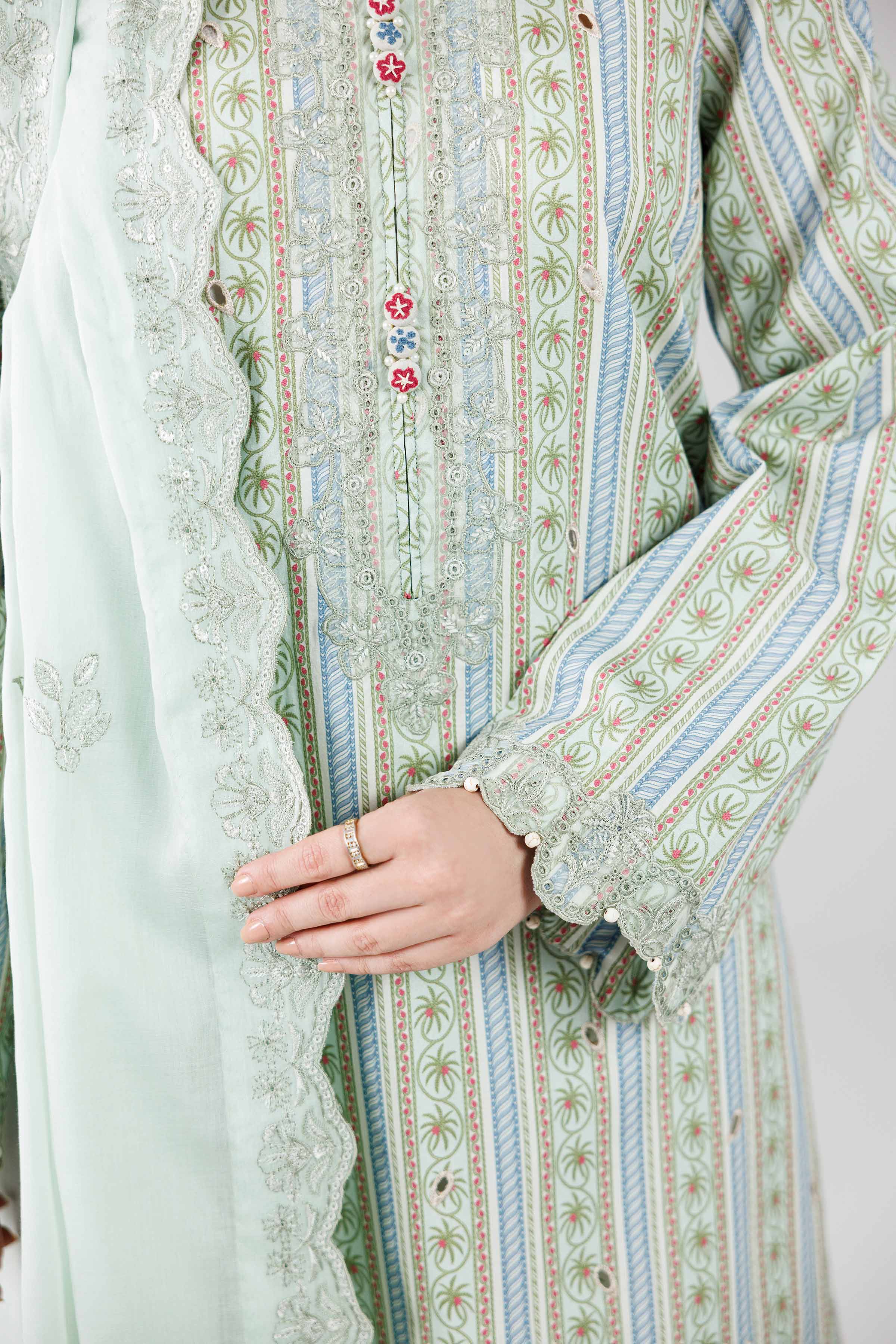 Original Nishat 3 Piece - Printed Embroidered Suit - 42601805 | Buy Online in Pakistan