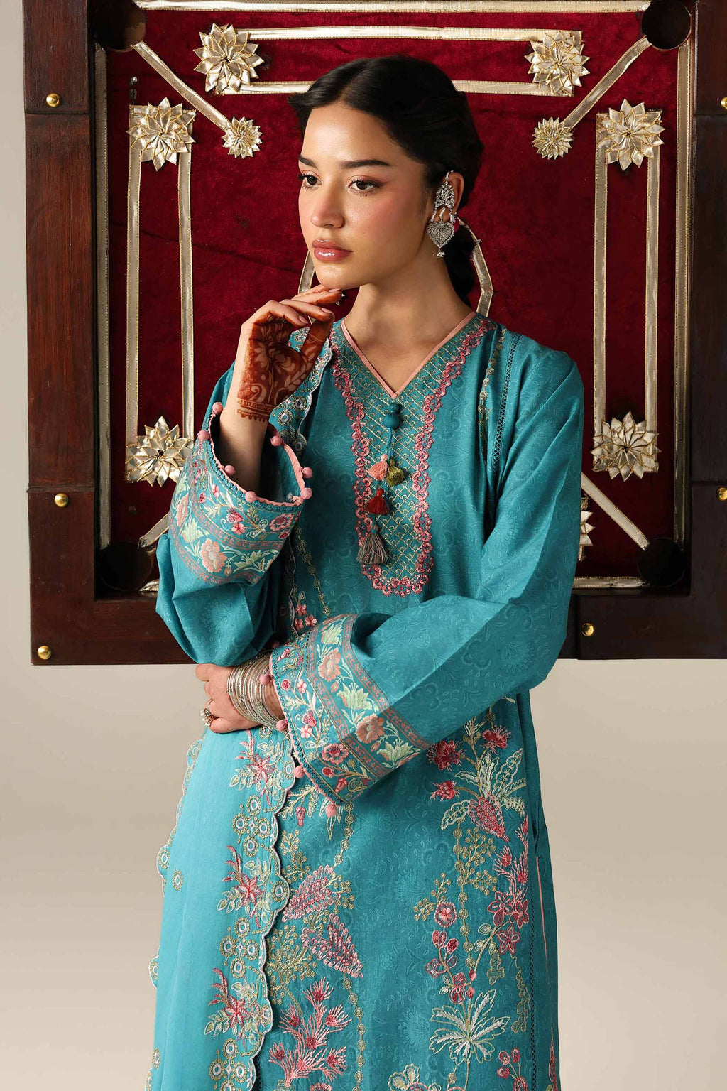 Original Nishat 3 Piece - Printed Embroidered Suit - 42601806 | Buy Online in Pakistan