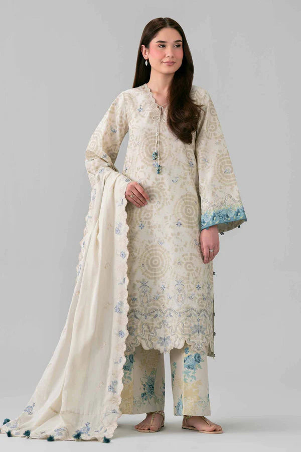 Original Nishat 3 Piece - Printed Embroidered Suit - 42601807 | Buy Online Pakistan