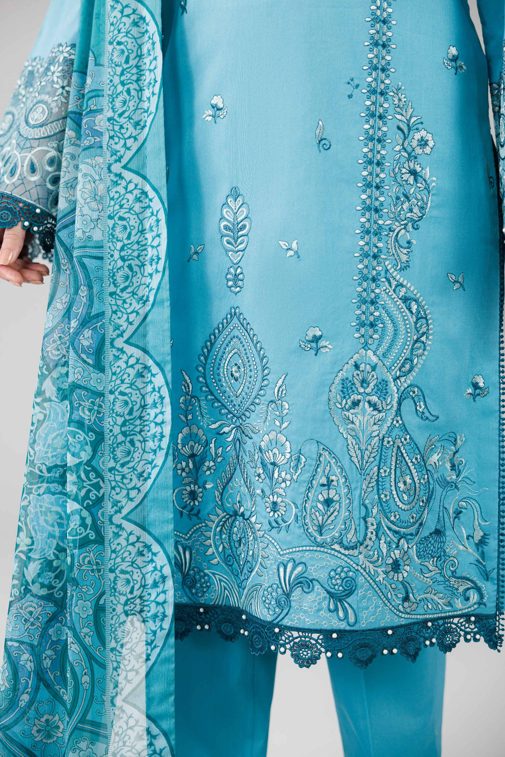 Original Nishat 3 Piece - Digital Printed Embroidered Suit - 42601831 | Buy Online Pakistan