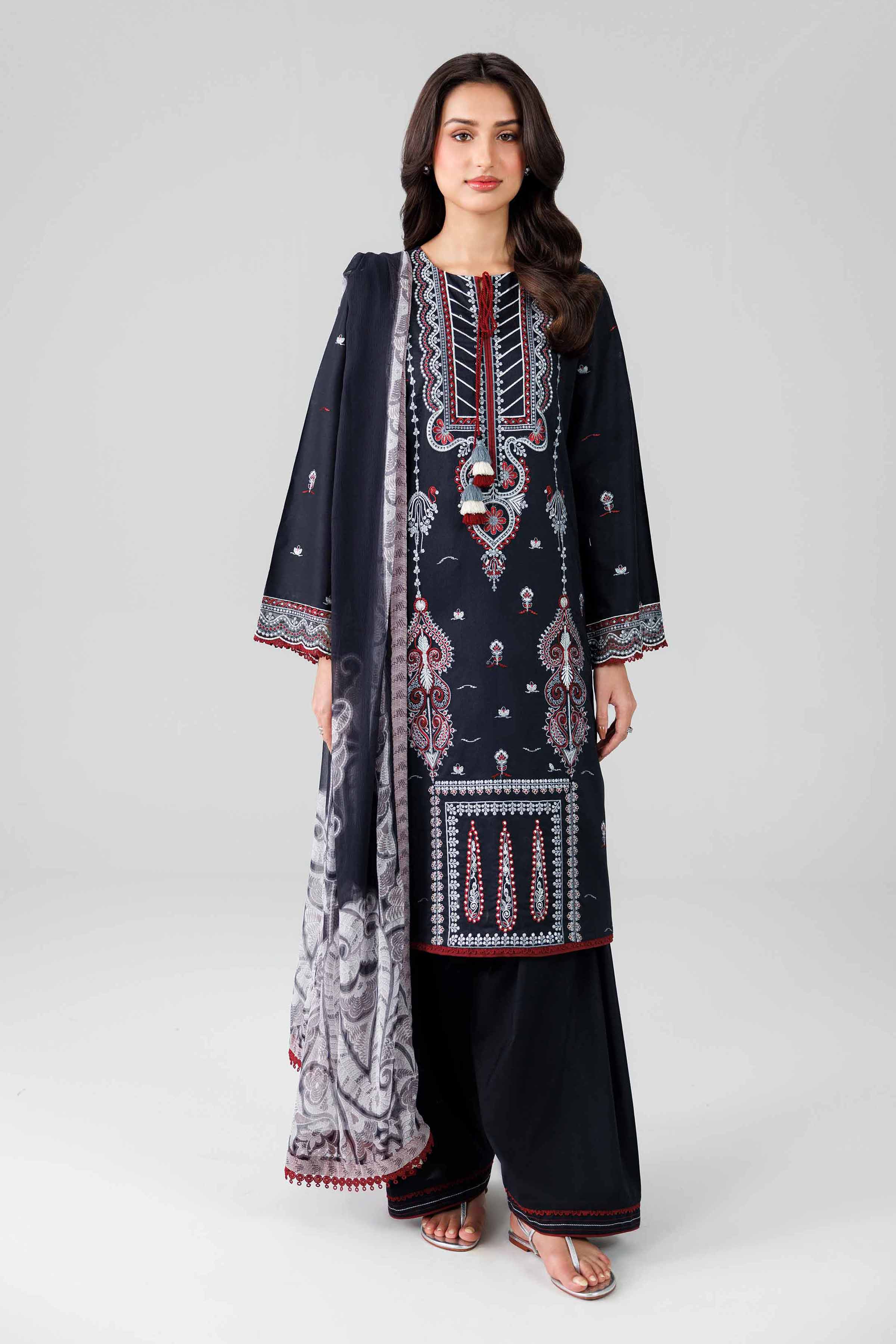 Original Nishat 3 Piece - Digital Printed Embroidered Suit - 42601833 | Buy Online Pakistan