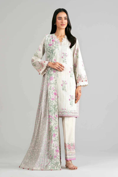 Original Nishat 3 Piece Unstitched - Printed Embroidered Suit - 42601859 | Buy Online Pakistan