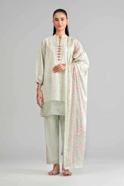 Original Nishat 3 Piece Unstitched - Printed Embroidered Suit - 42601860 | Buy Online Pakistan
