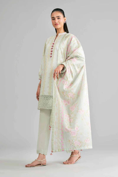 Original Nishat 3 Piece Unstitched - Printed Embroidered Suit - 42601860 | Buy Online Pakistan