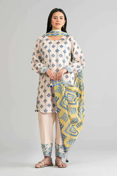 Original Nishat 3 Piece Unstitched - Printed Suit - 42601871  | Buy Online Pakistan
