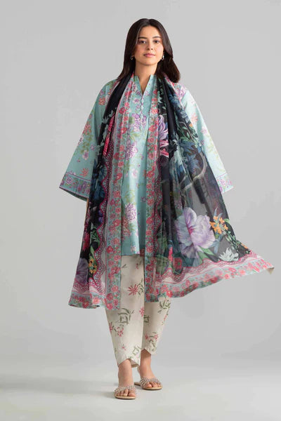 Original Nishat 3 Piece - Digital Printed Suit - 42601901 | Buy Online Pakistan