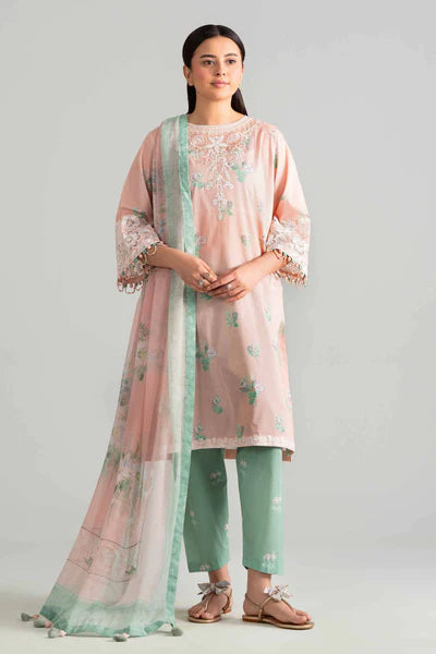 Original Nishat 3 Piece - Digital Printed Embroidered Suit - 42601910 | Buy Online Pakistan