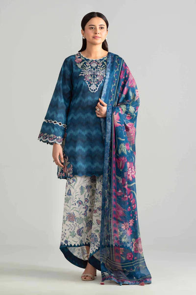 Original Nishat 3 Piece Unstitched - Digital Printed Embroidered Suit - 42601917 | Buy Online Pakistan