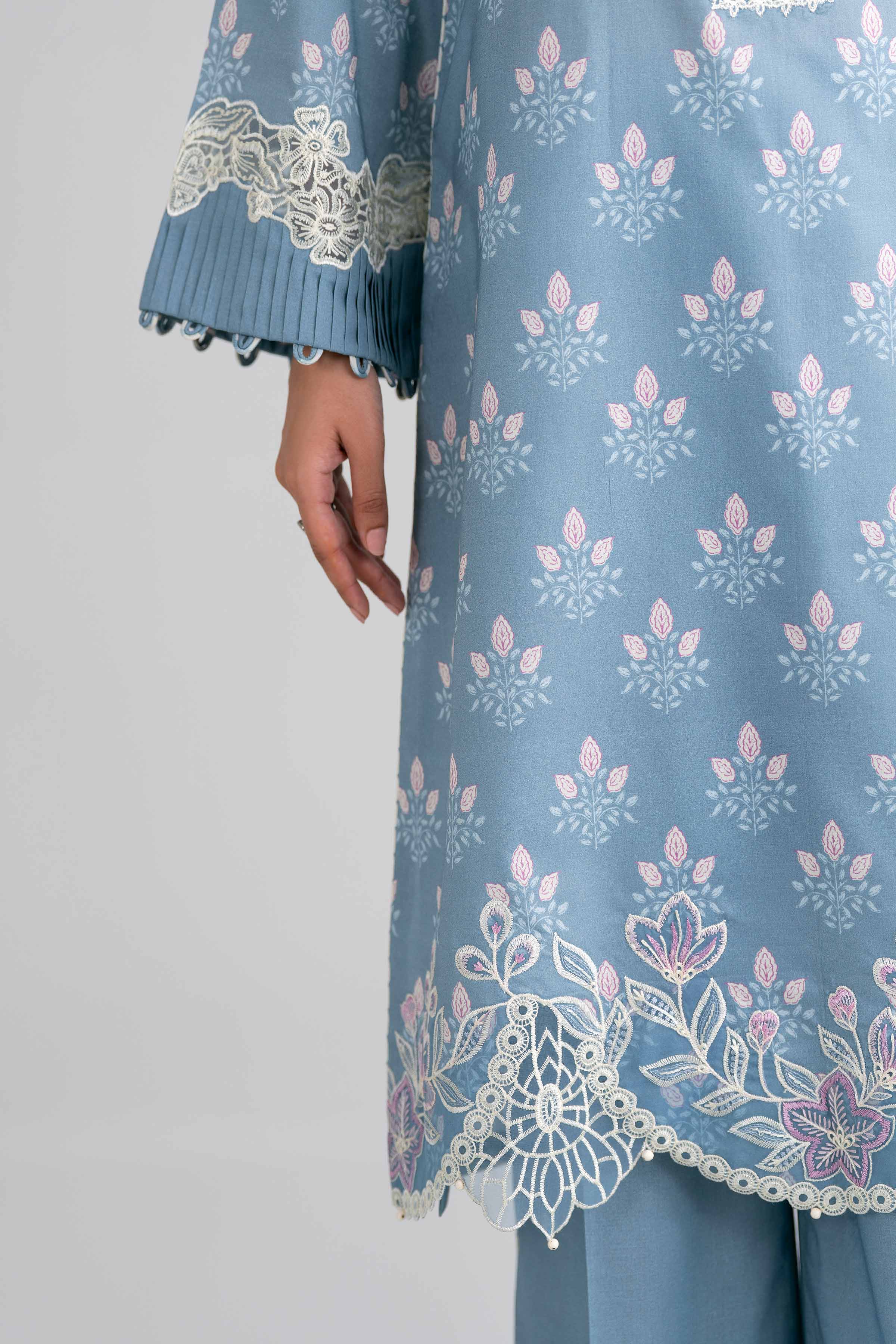 Original Nishat 3 Piece - Printed Embroidered Suit - 42601964 | Buy Online in Pakistan
