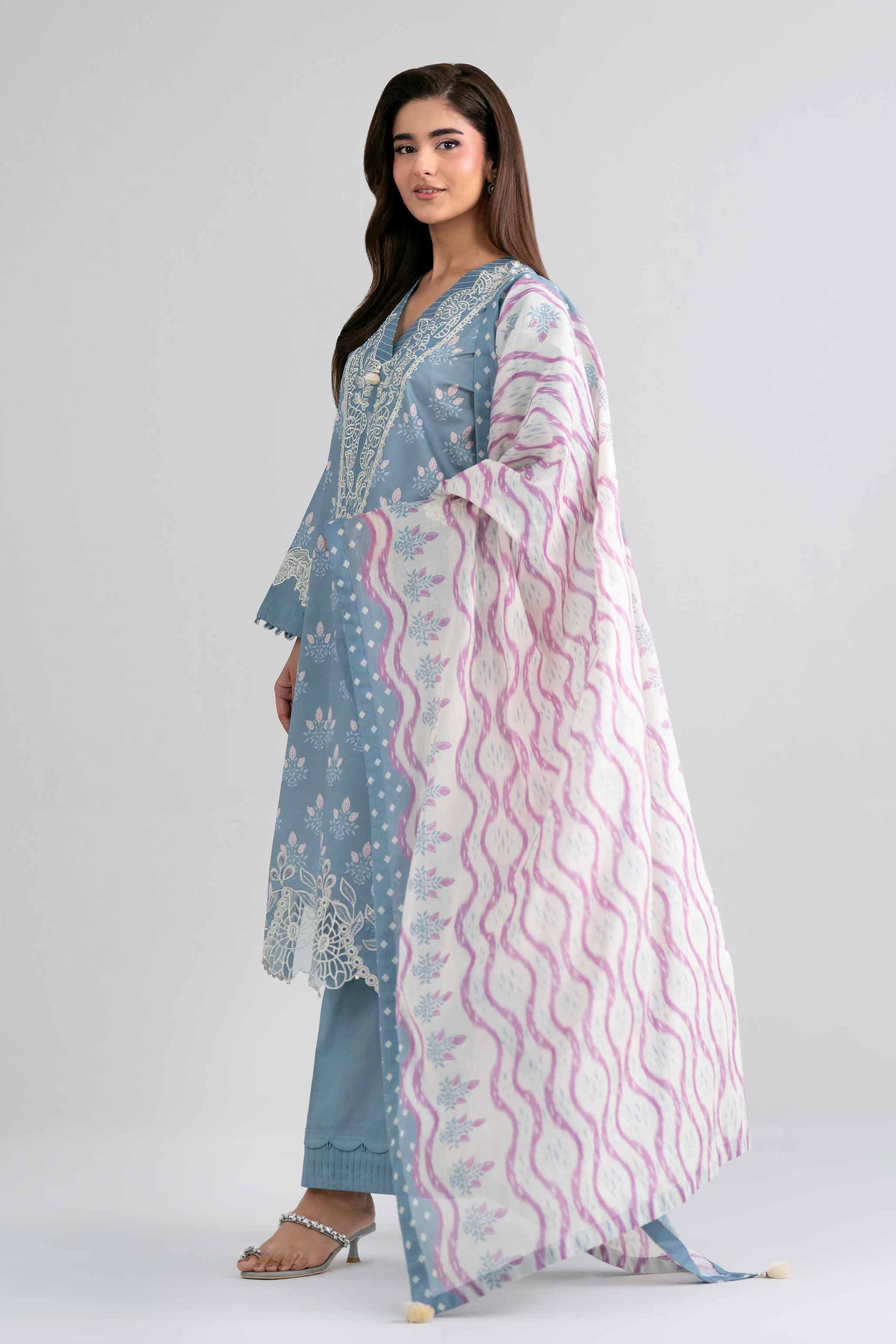 Original Nishat 3 Piece - Printed Embroidered Suit - 42601964 | Buy Online in Pakistan