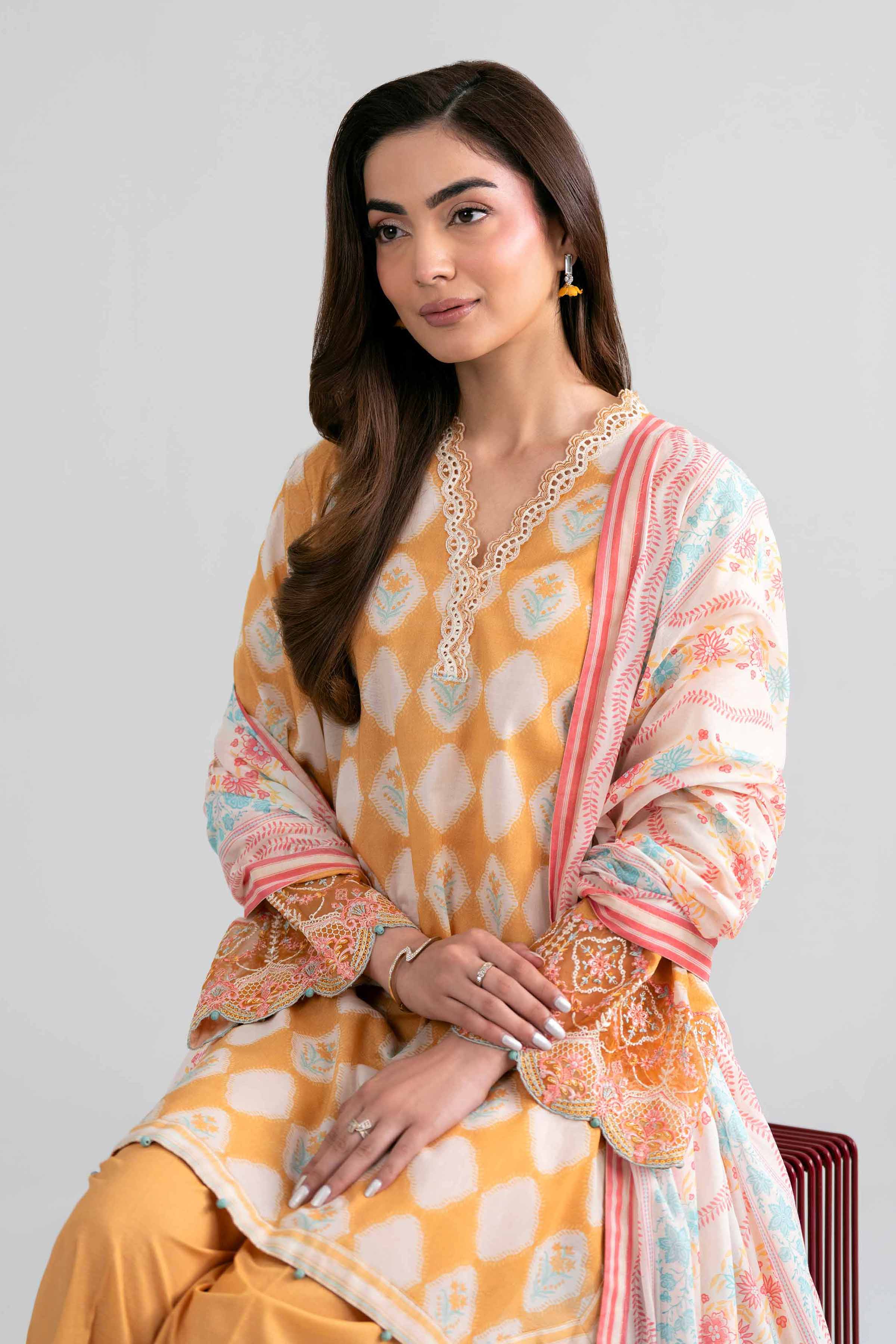 Original Nishat 3 Piece - Printed Embroidered Suit - 42601965 | Buy Online in Pakistan
