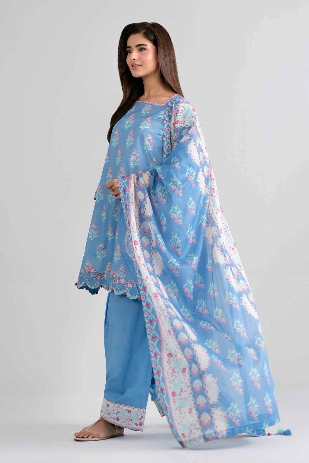 Original Nishat 3 Piece - Printed Embroidered Suit - 42601966 | Buy Online in Pakistan