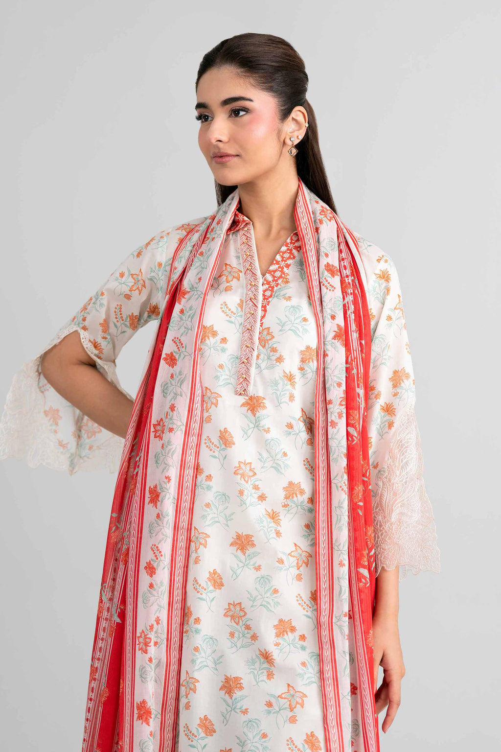 Original Nishat 3 Piece - Printed Embroidered Suit - 42601967 | Buy Online in Pakistan