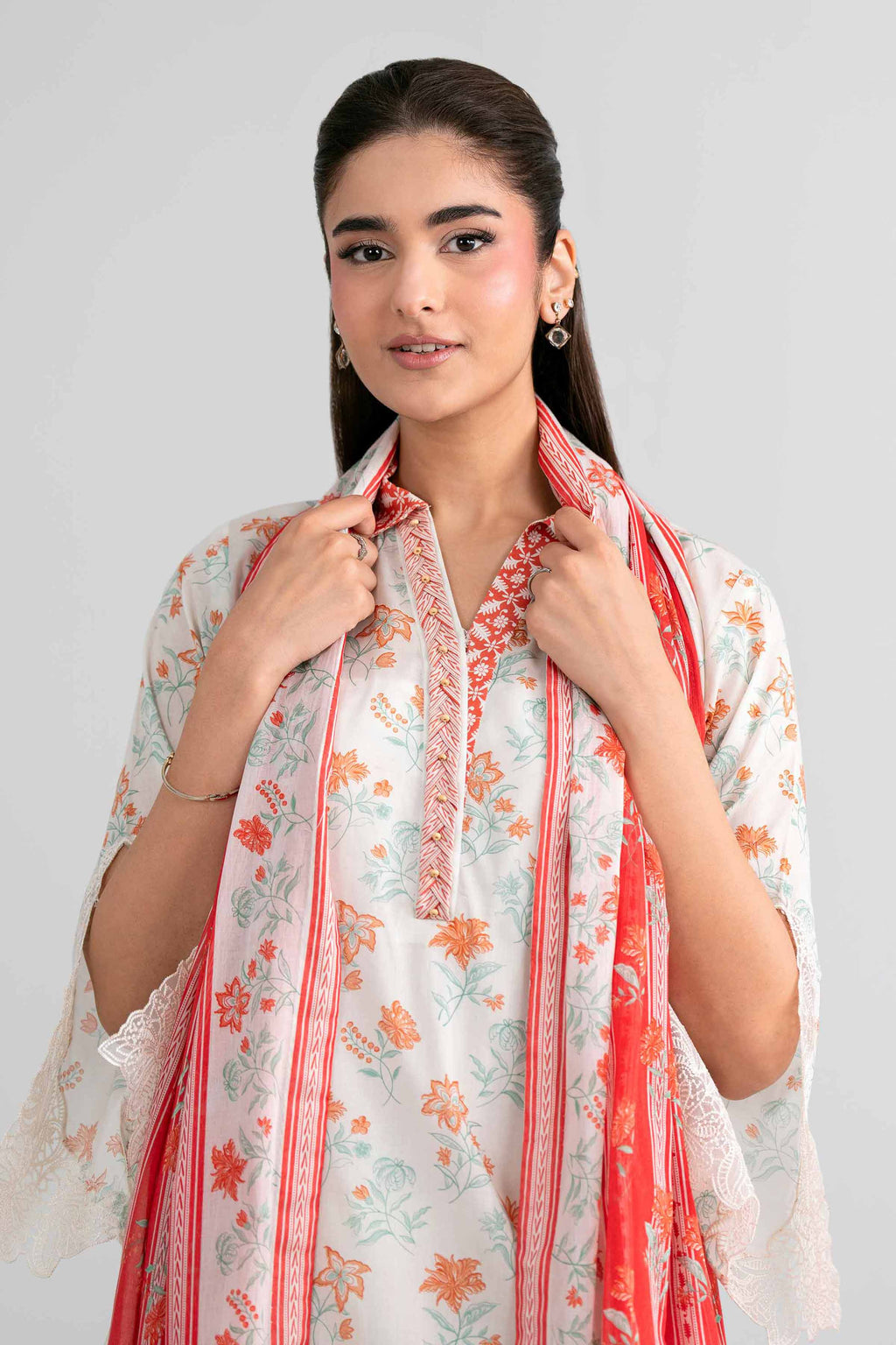 Original Nishat 3 Piece - Printed Embroidered Suit - 42601967 | Buy Online in Pakistan