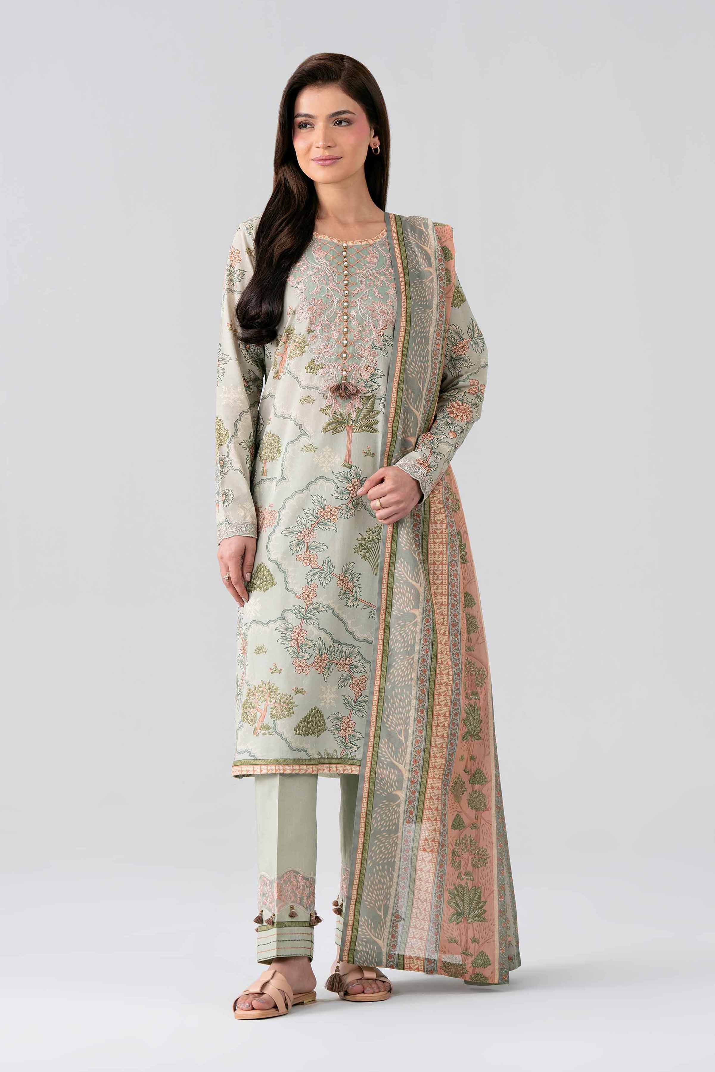 Original Nishat 3 Piece - Printed Embroidered Suit - 42601969 | Buy Online in Pakistan