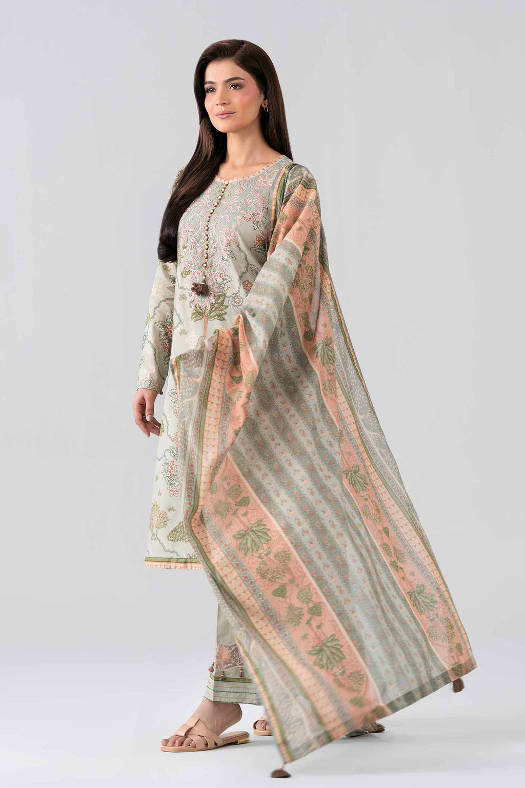 Original Nishat 3 Piece - Printed Embroidered Suit - 42601969 | Buy Online in Pakistan