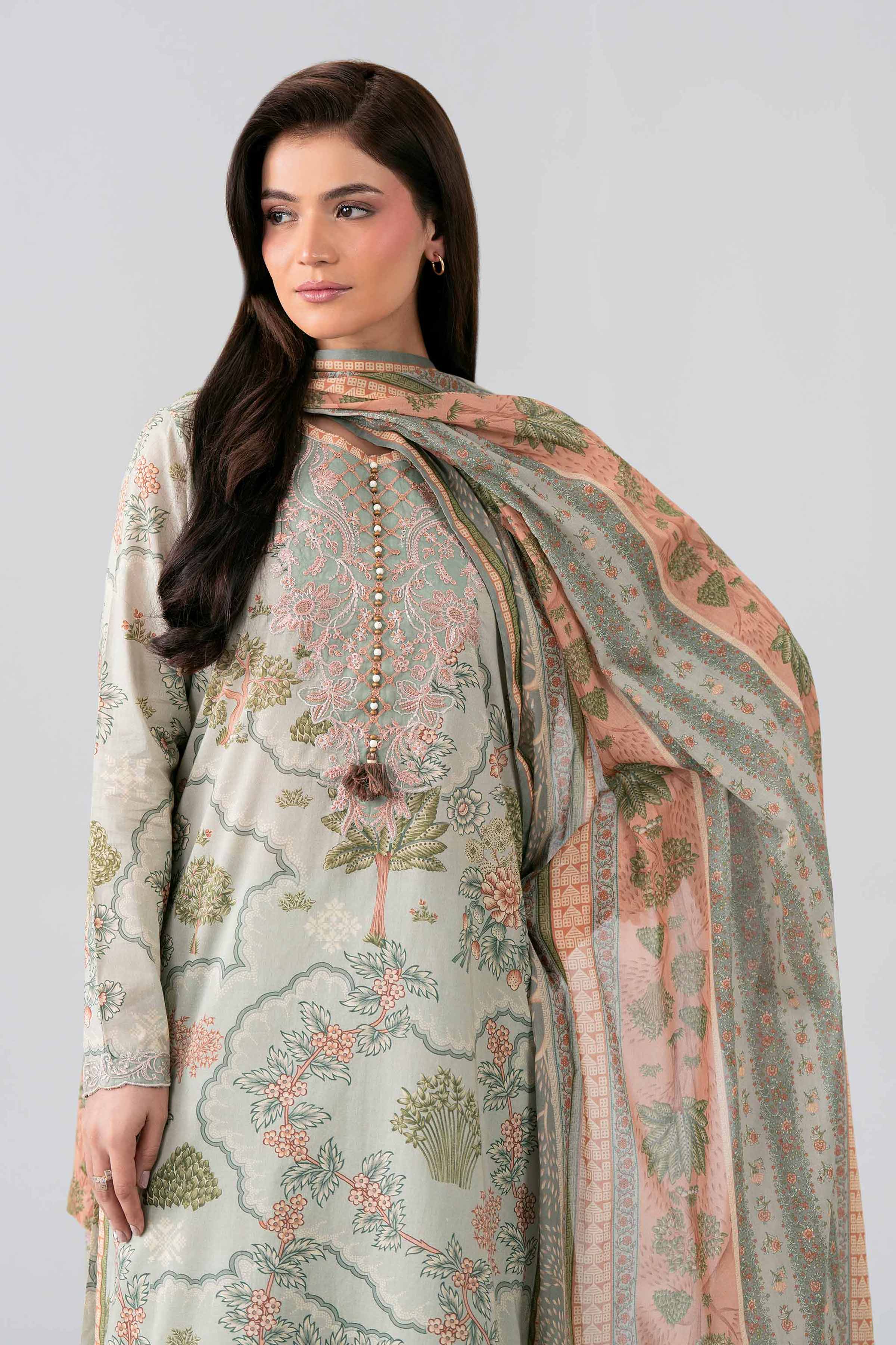 Original Nishat 3 Piece - Printed Embroidered Suit - 42601969 | Buy Online in Pakistan