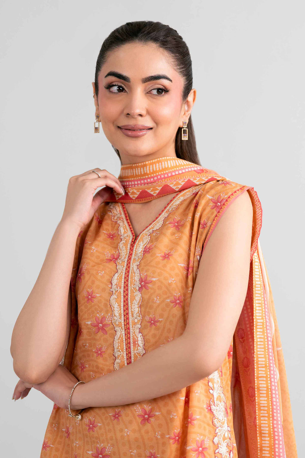 Original Nishat 3 Piece - Printed Embroidered Suit - 42601970 | Buy Online in Pakistan