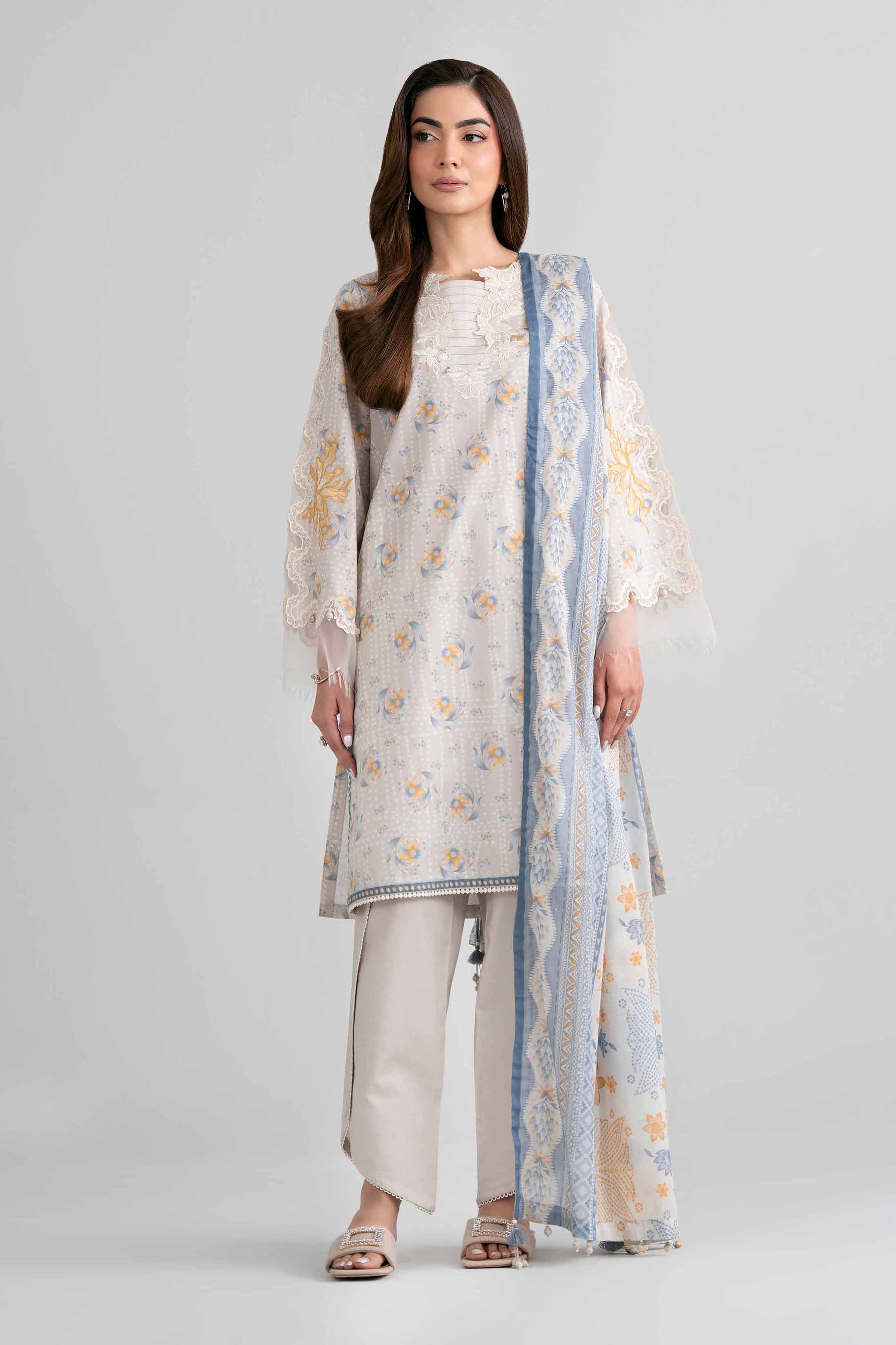 Original Nishat 3 Piece - Printed Embroidered Suit - 42601973 | Buy Online in Pakistan