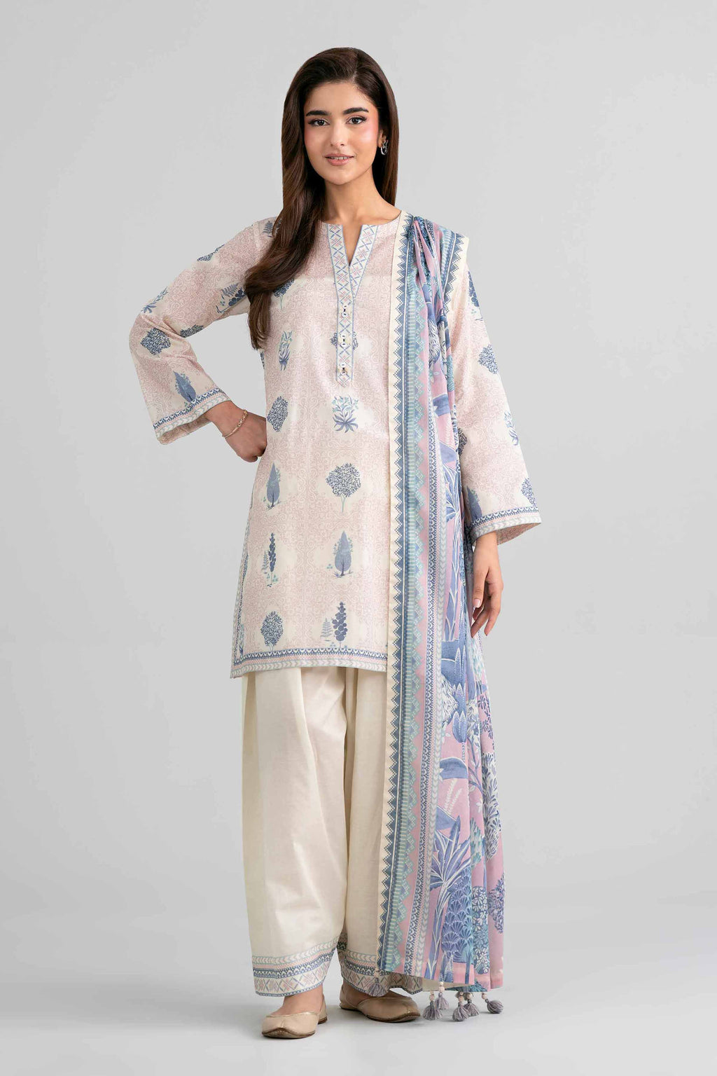Original Nishat 3 Piece - Printed Suit - 42601977 | Buy Online in Pakistan