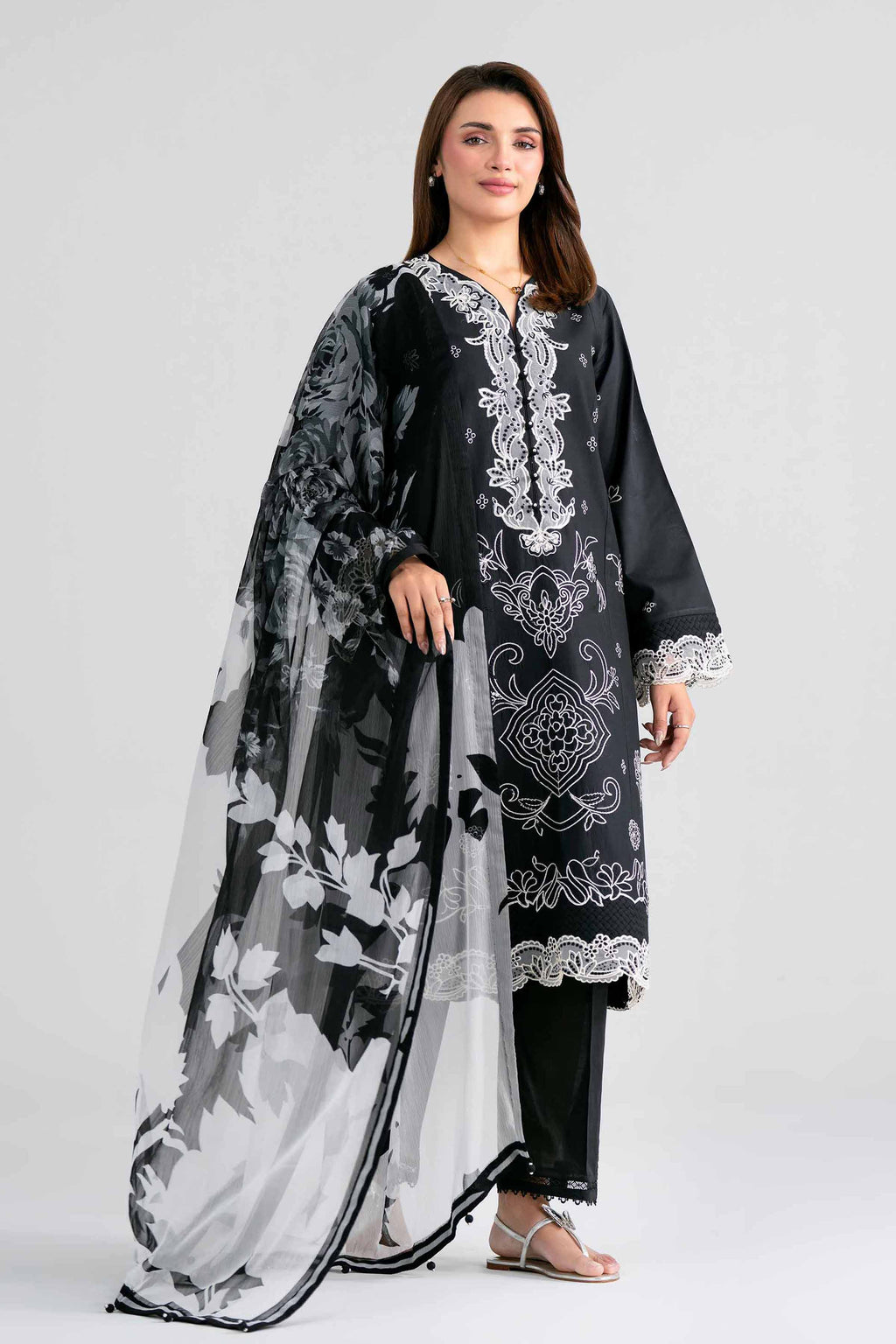 Original Nishat 3 Piece - Digital Printed Embroidered Suit - 42601984 | Buy Online in Pakistan