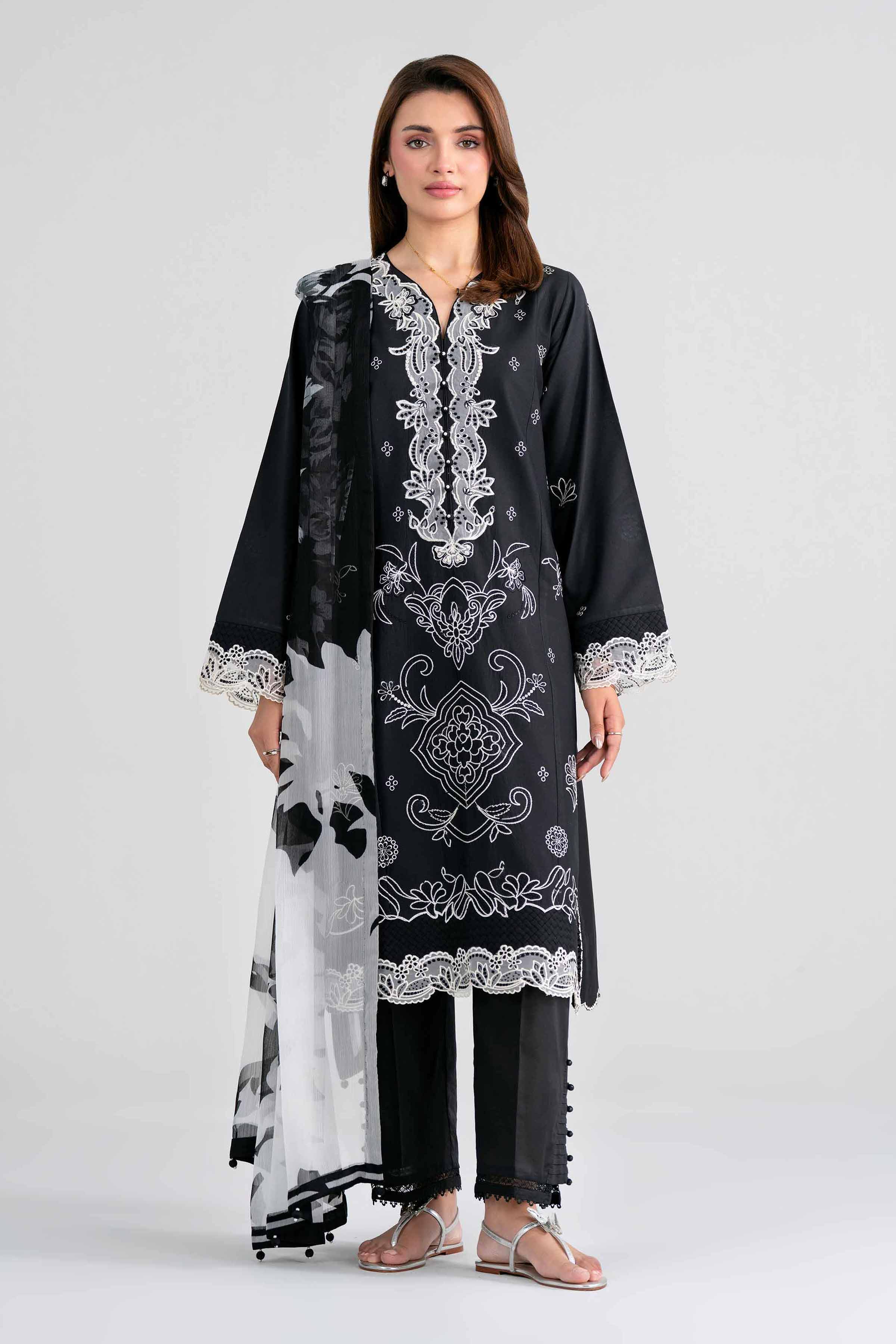Original Nishat 3 Piece - Digital Printed Embroidered Suit - 42601984 | Buy Online in Pakistan