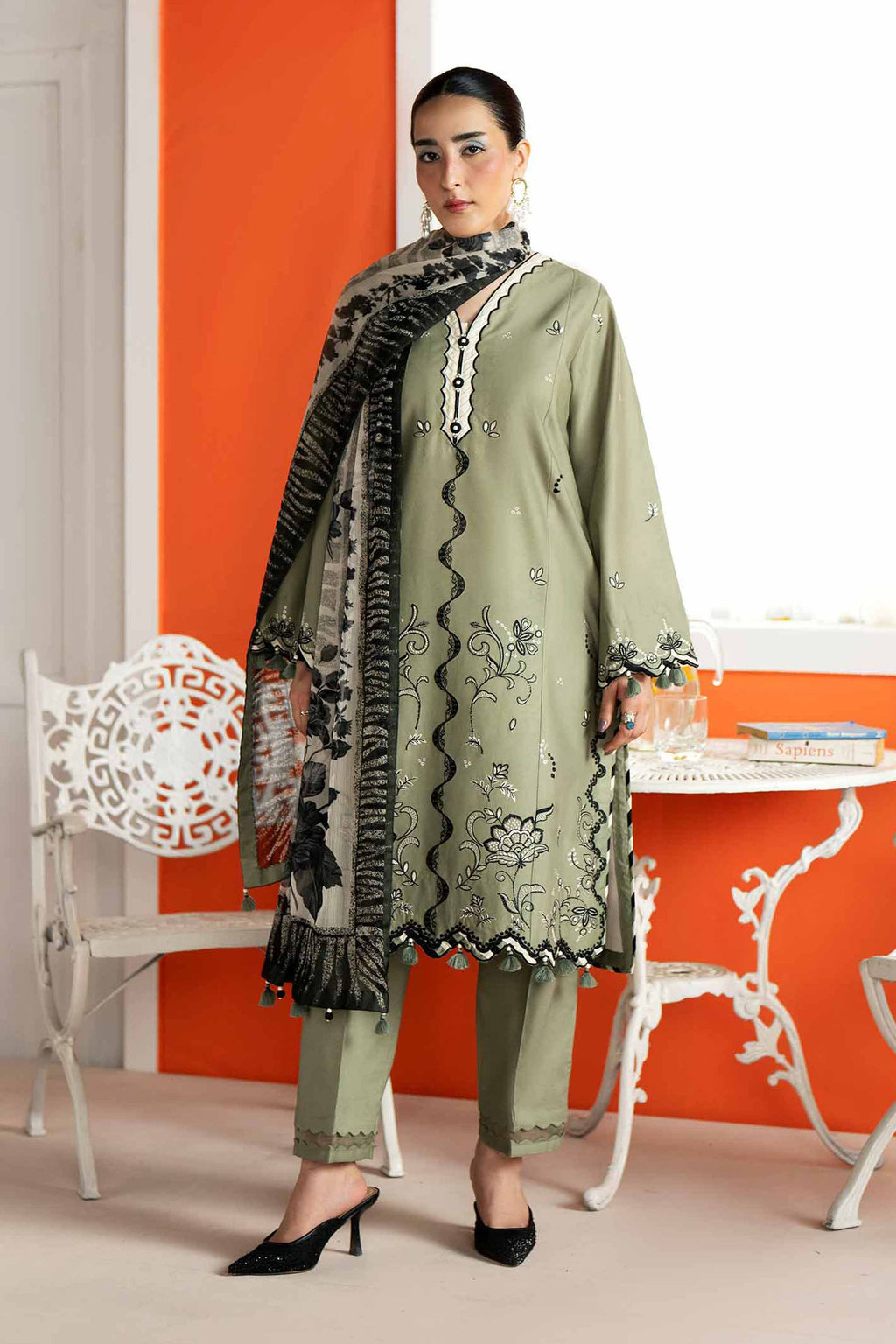 Original Nishat 3 Piece - Digital Printed Embroidered Suit - 42601985 | Buy Online in Pakistan