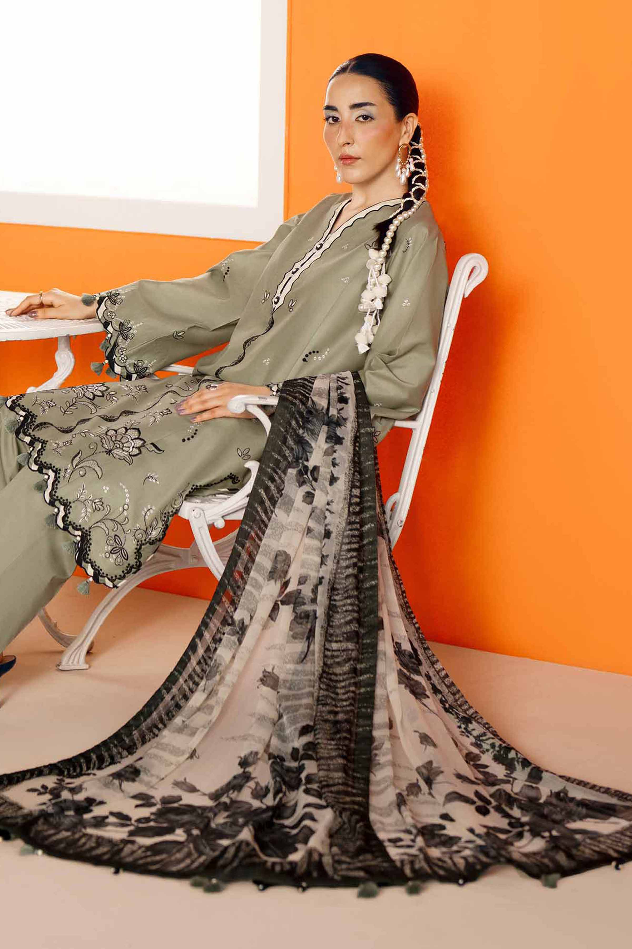 Original Nishat 3 Piece - Digital Printed Embroidered Suit - 42601985 | Buy Online in Pakistan