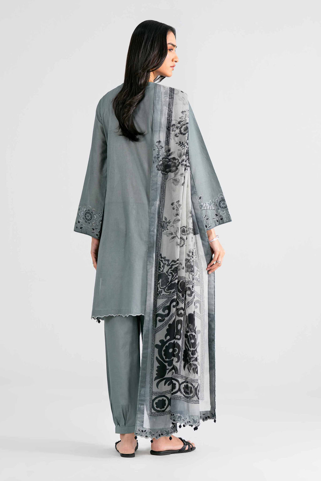 Original Nishat 3 Piece - Digital Printed Embroidered Suit - 42601987 | Buy Online in Pakistan