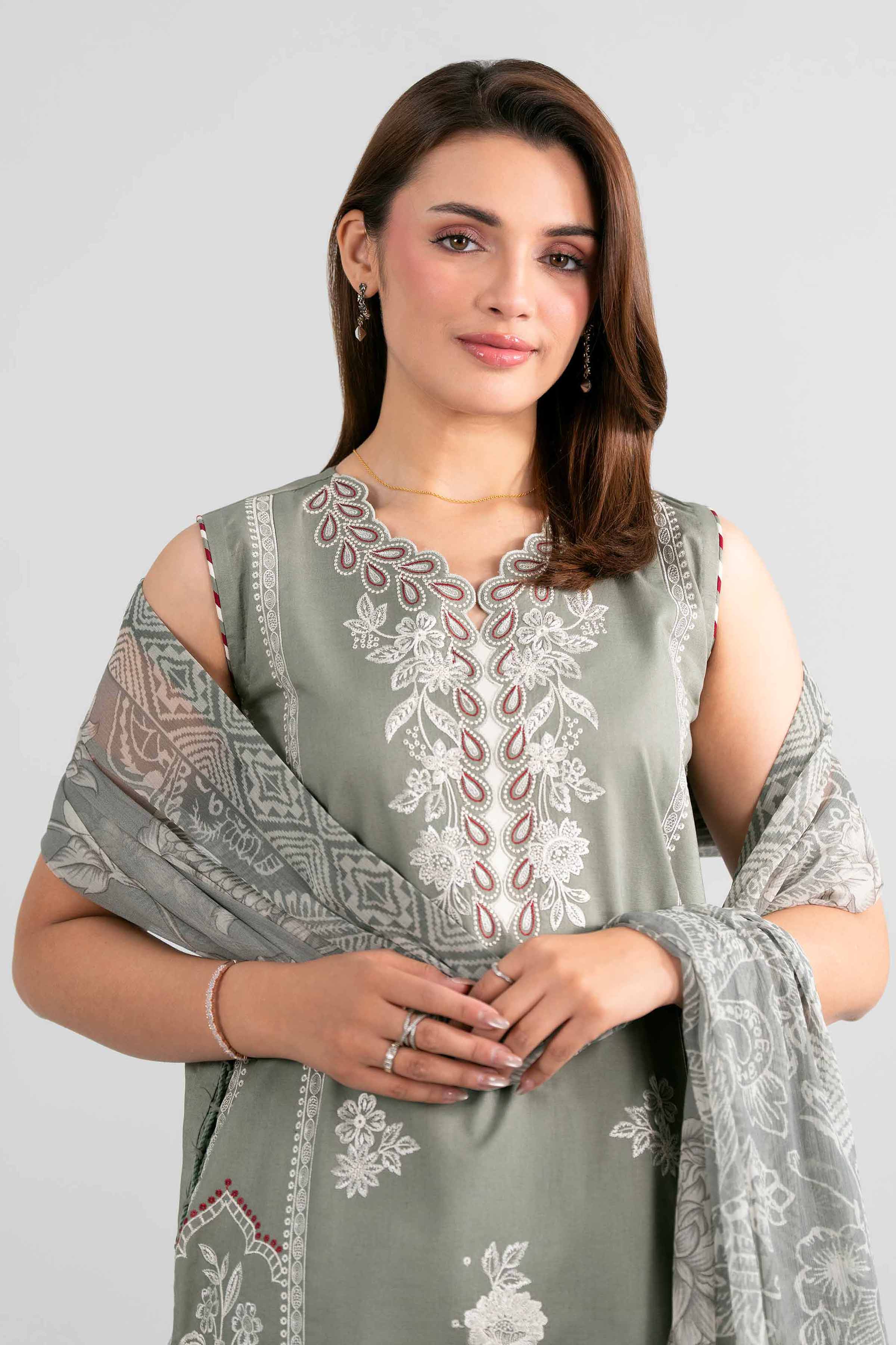 Original Nishat 3 Piece - Digital Printed Embroidered Suit - 42601989 | Buy Online in Pakistan