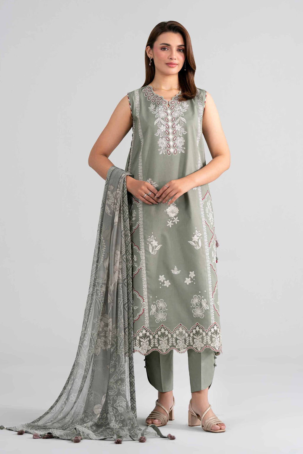 Original Nishat 3 Piece - Digital Printed Embroidered Suit - 42601989 | Buy Online in Pakistan