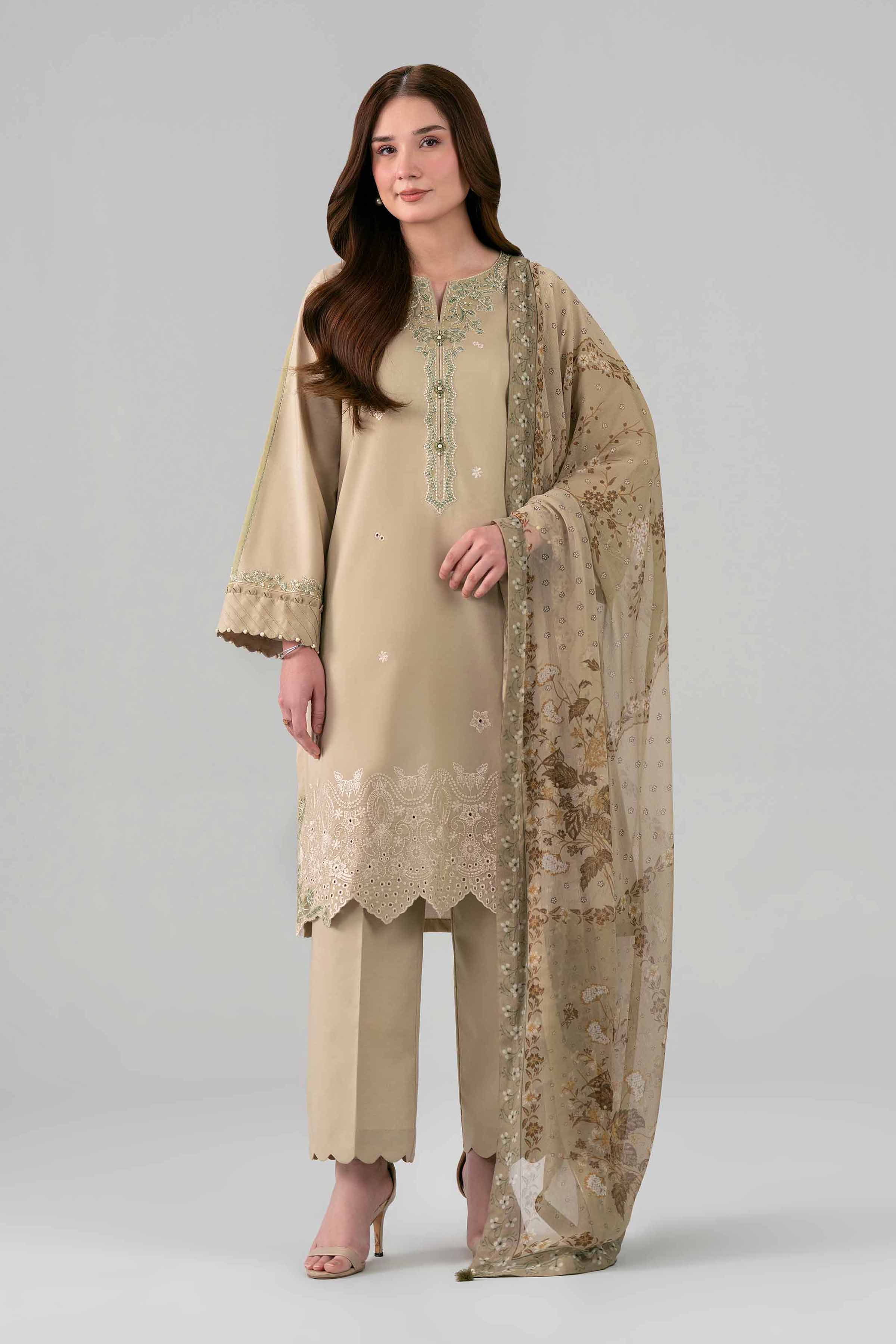Original Nishat 3 Piece - Digital Printed Embroidered Suit - 42601990 | Buy Online in Pakistan