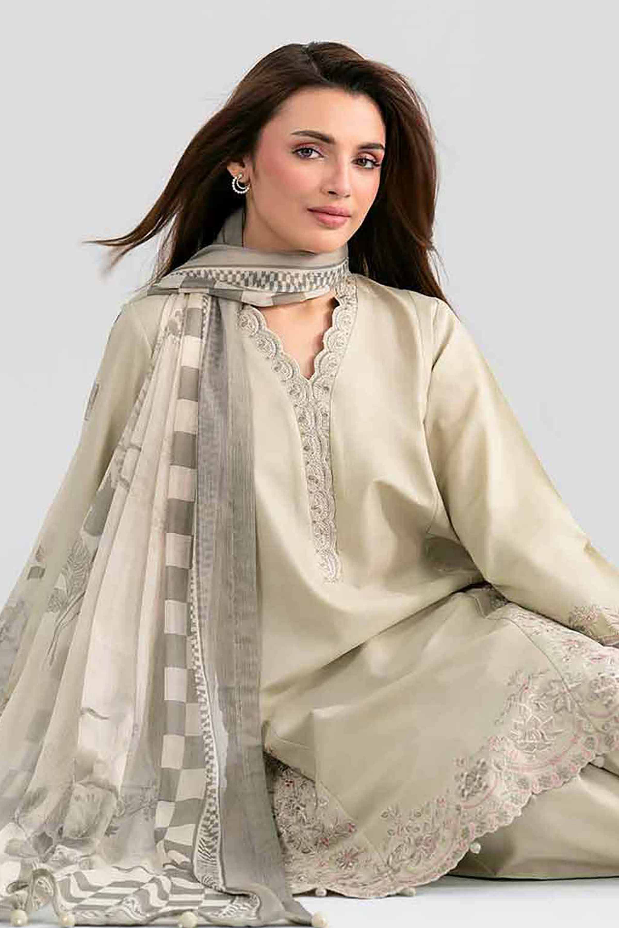Original Nishat 3 Piece - Digital Printed Embroidered Suit - 42601992 | Buy Online in Pakistan