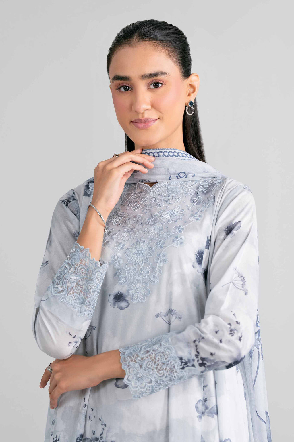 Original Nishat 3 Piece - Digital Printed Embroidered Suit - 42601995 | Buy Online in Pakistan