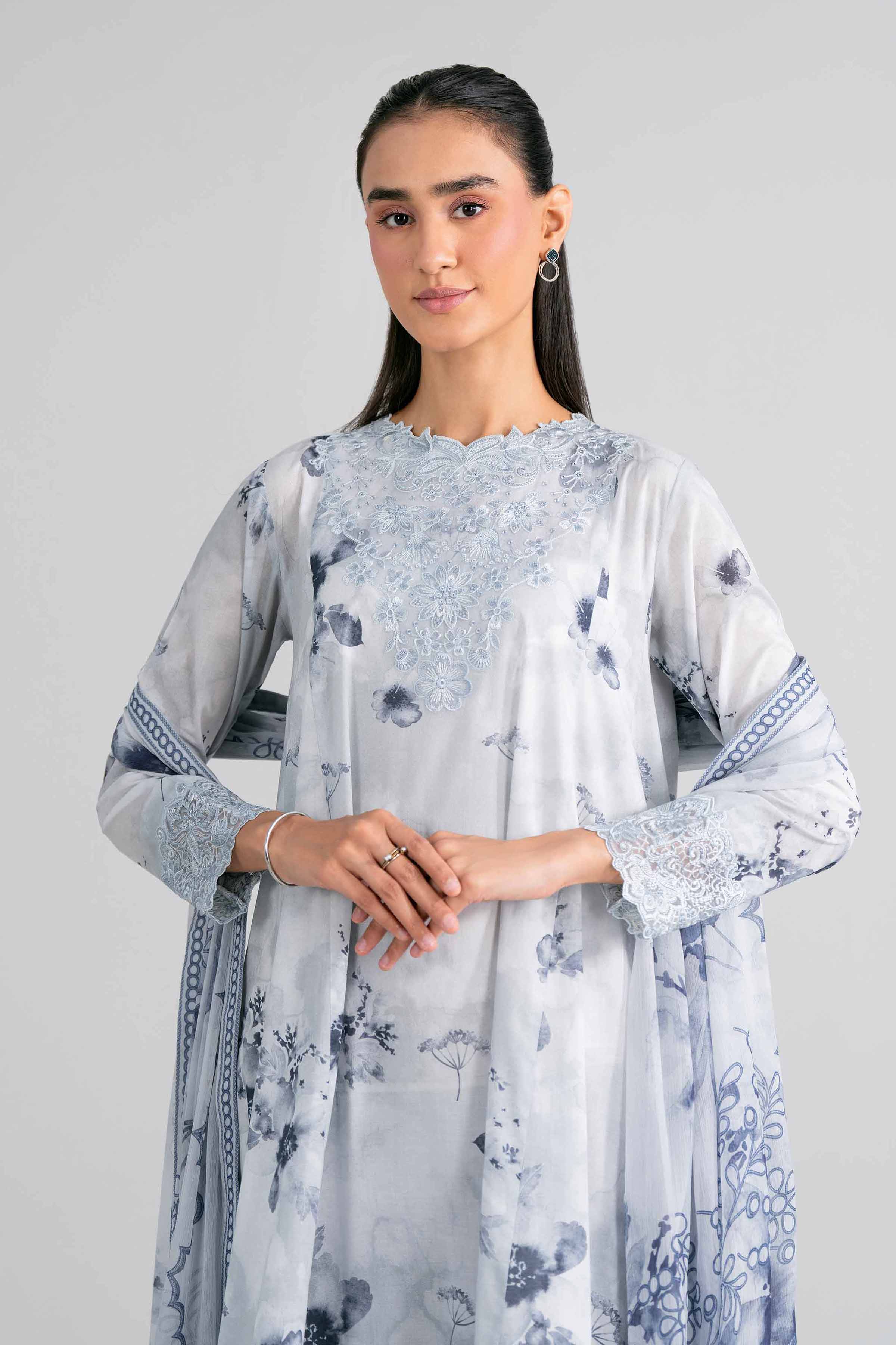 Original Nishat 3 Piece - Digital Printed Embroidered Suit - 42601995 | Buy Online in Pakistan