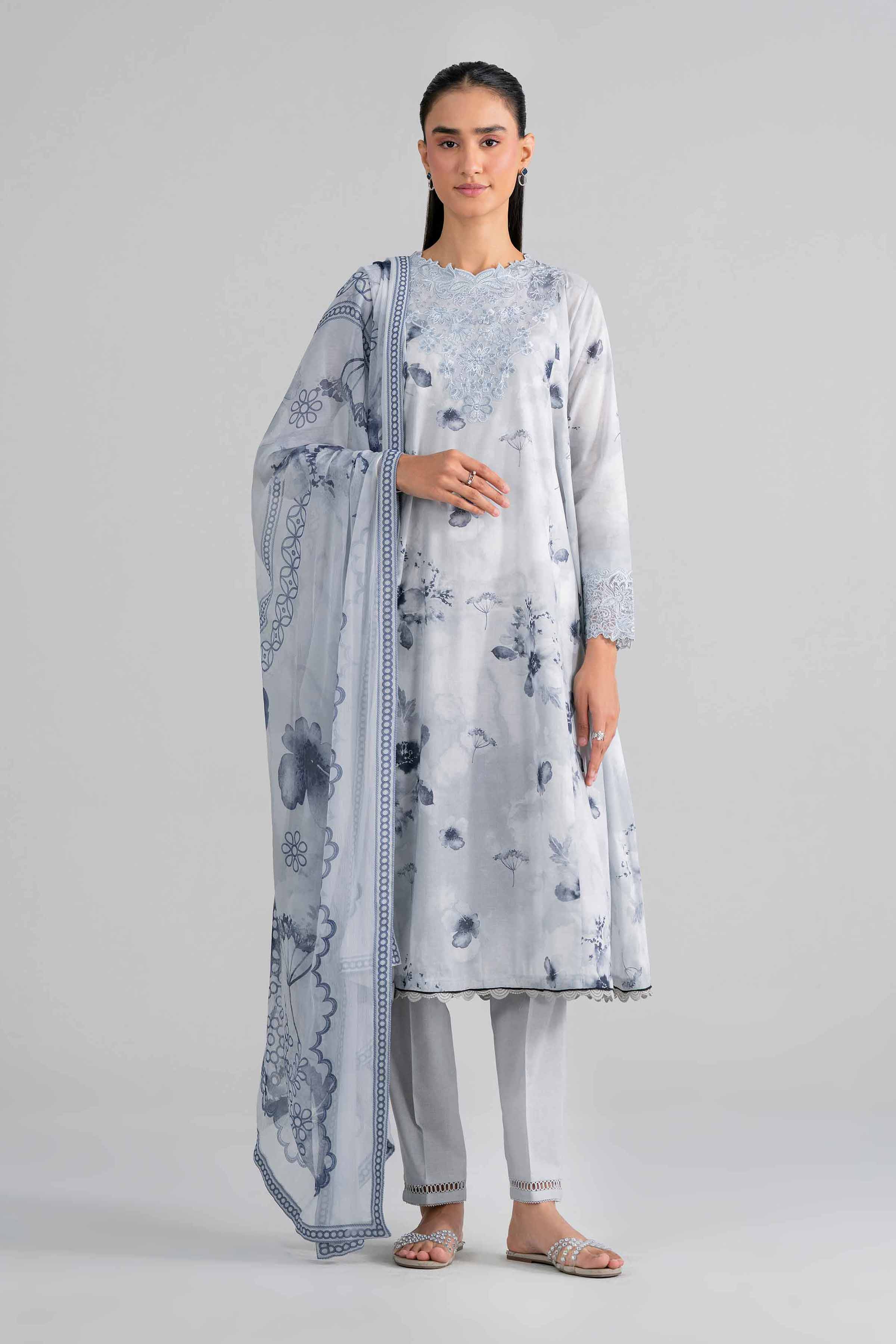 Original Nishat 3 Piece - Digital Printed Embroidered Suit - 42601995 | Buy Online in Pakistan