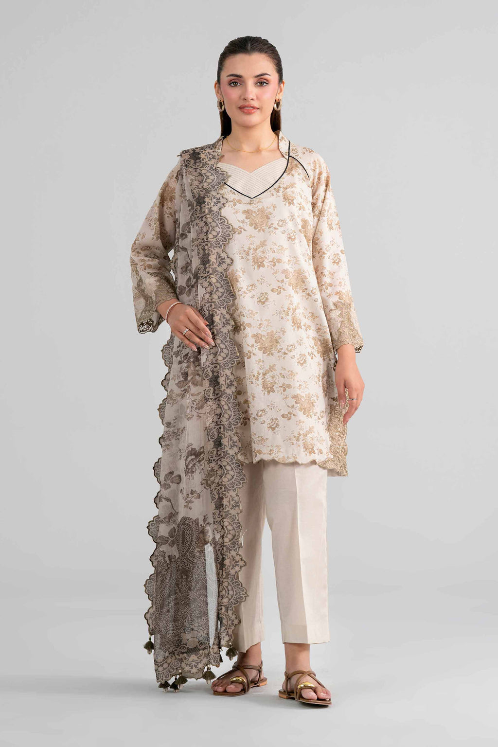 Original Nishat 3 Piece - Digital Printed Embroidered Suit - 42601997 | Buy Online in Pakistan