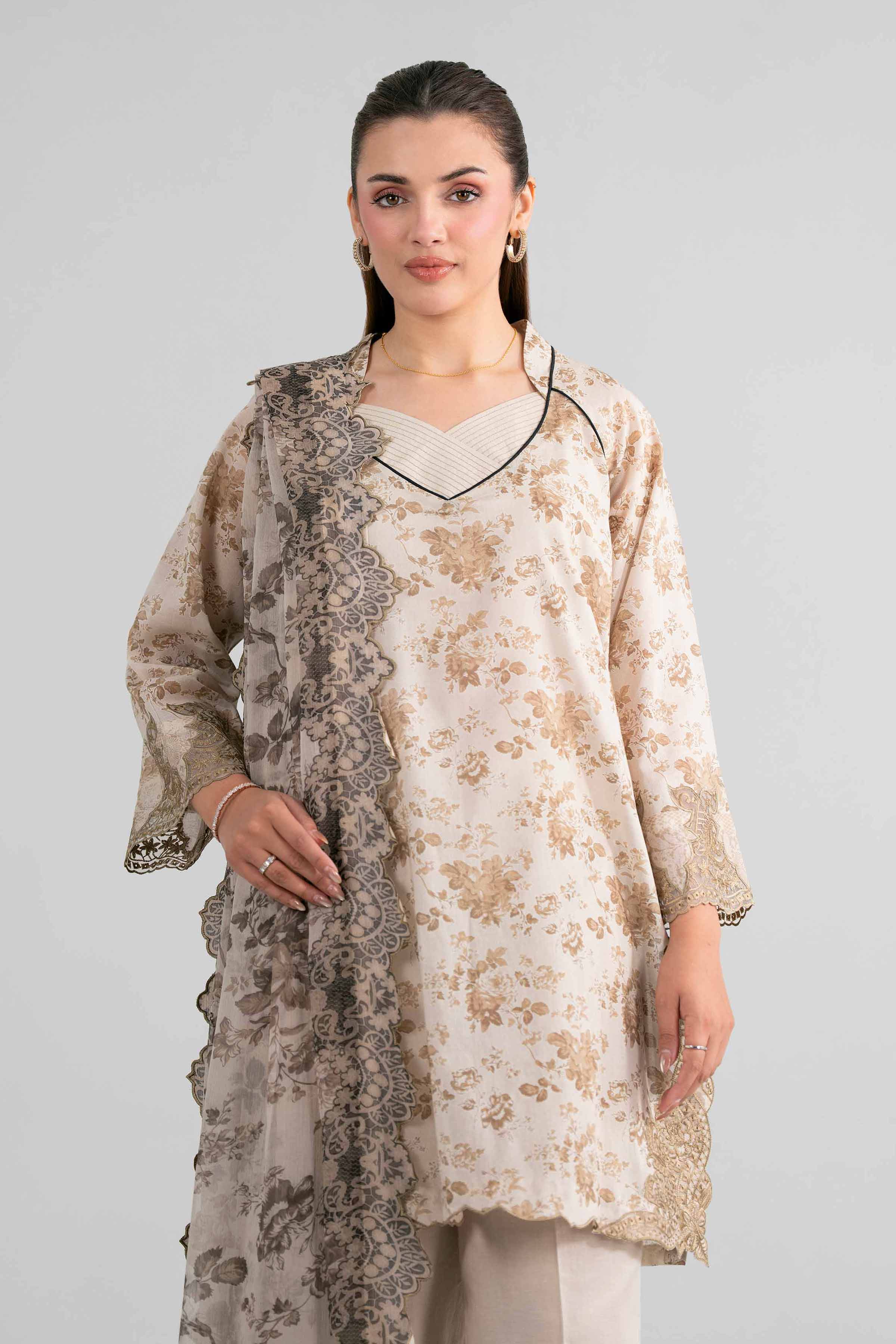 Original Nishat 3 Piece - Digital Printed Embroidered Suit - 42601997 | Buy Online in Pakistan