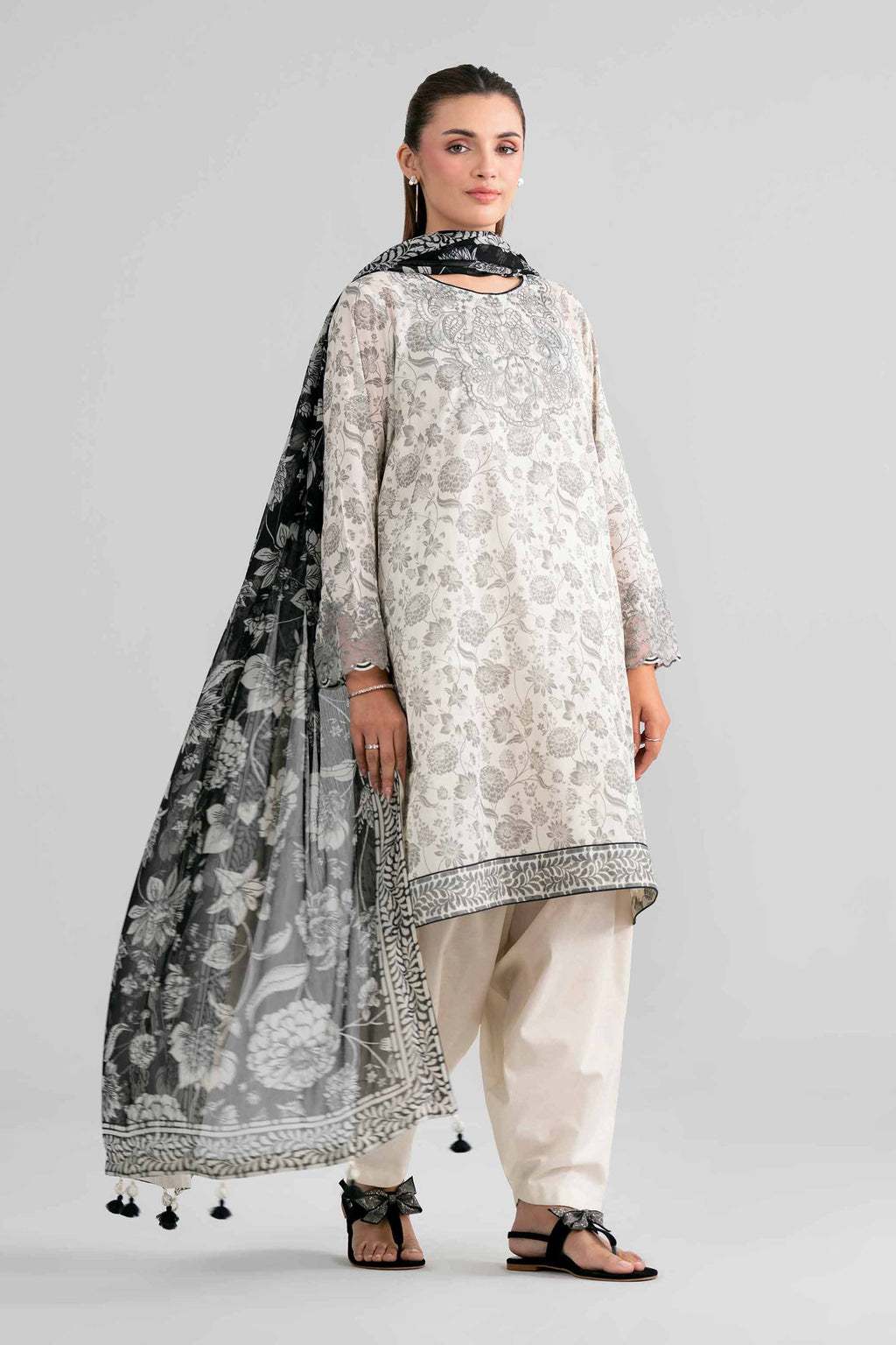 Original Nishat 3 Piece - Digital Printed Embroidered Suit - 42601998 | Buy Online in Pakistan